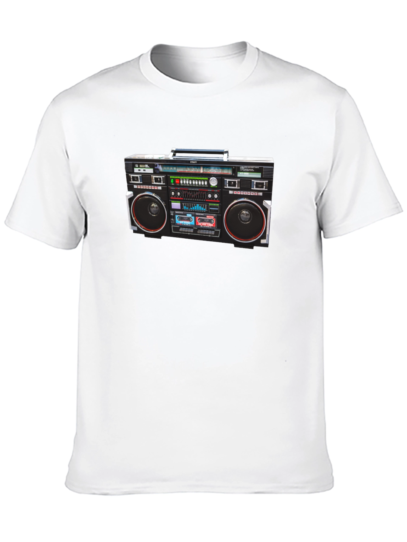 Retro Boombox Graphic T-Shirt - Classic 80s Style