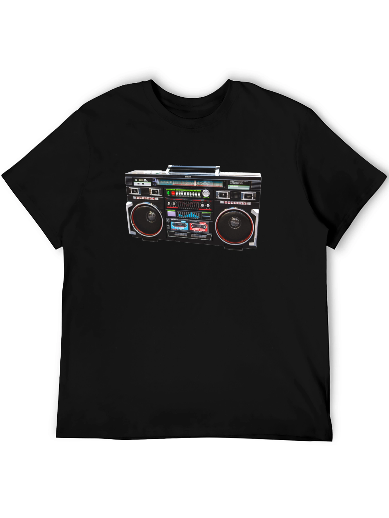 Retro Boombox Graphic T-Shirt - Classic 80s Style