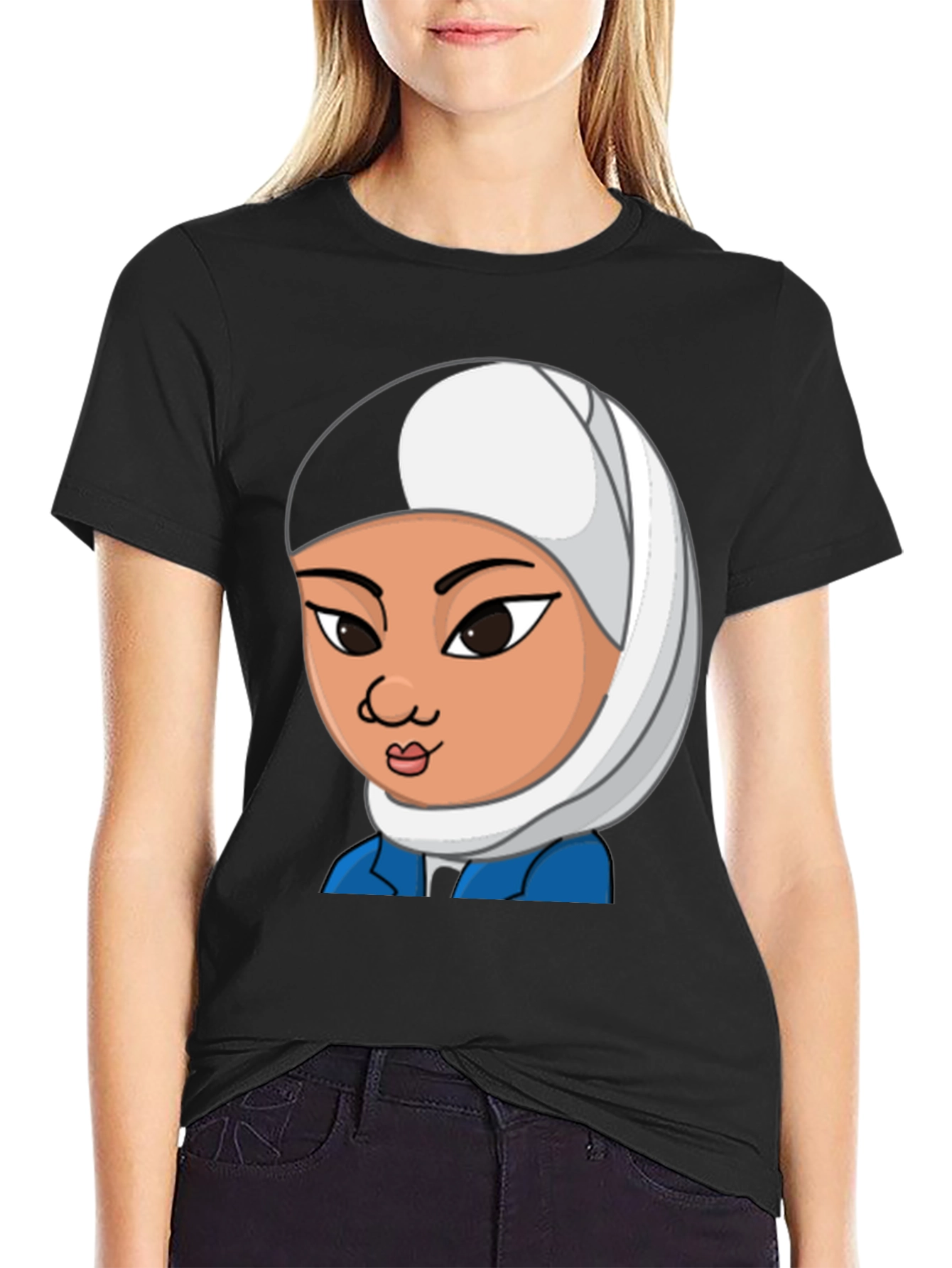 Cartoon Avatar T-Shirt - Black
