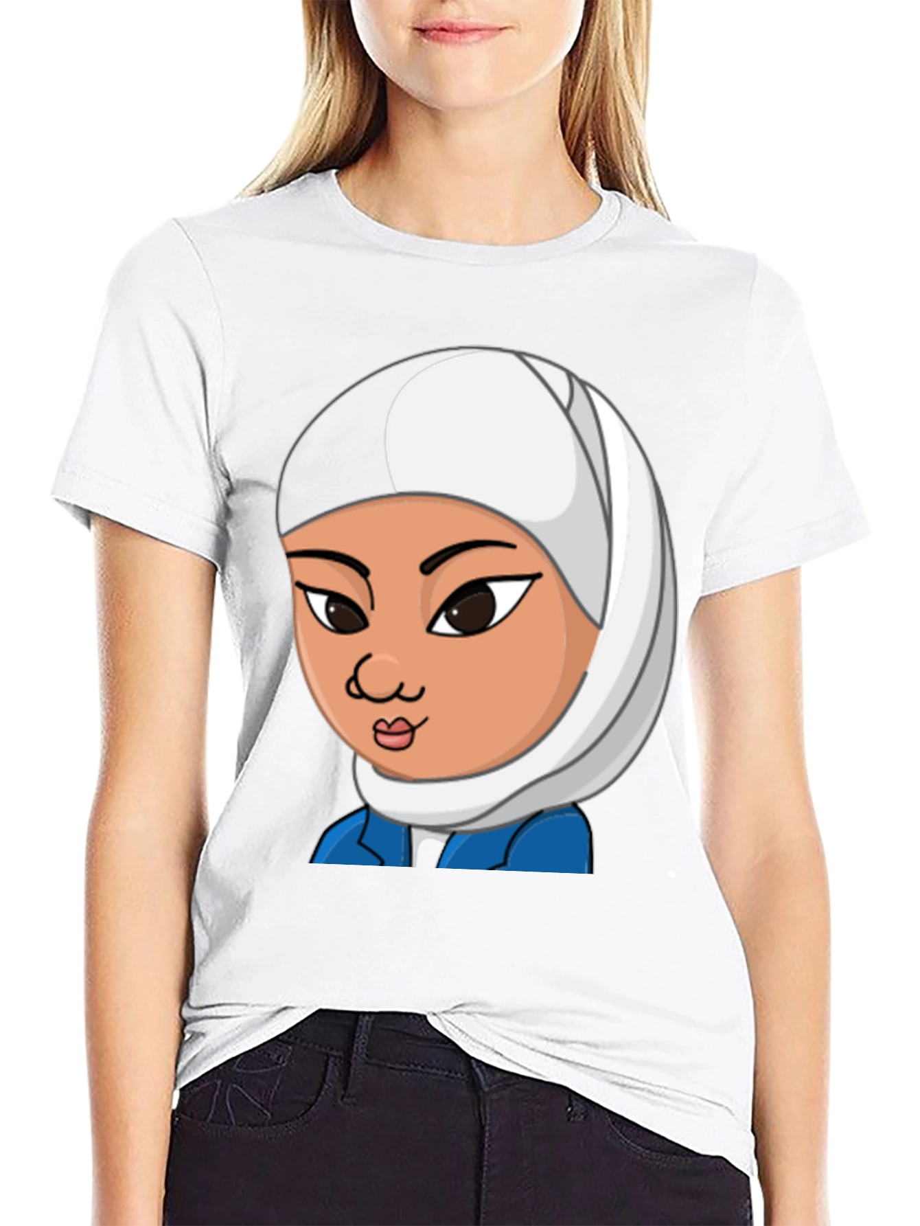 Cartoon Avatar T-Shirt - Black