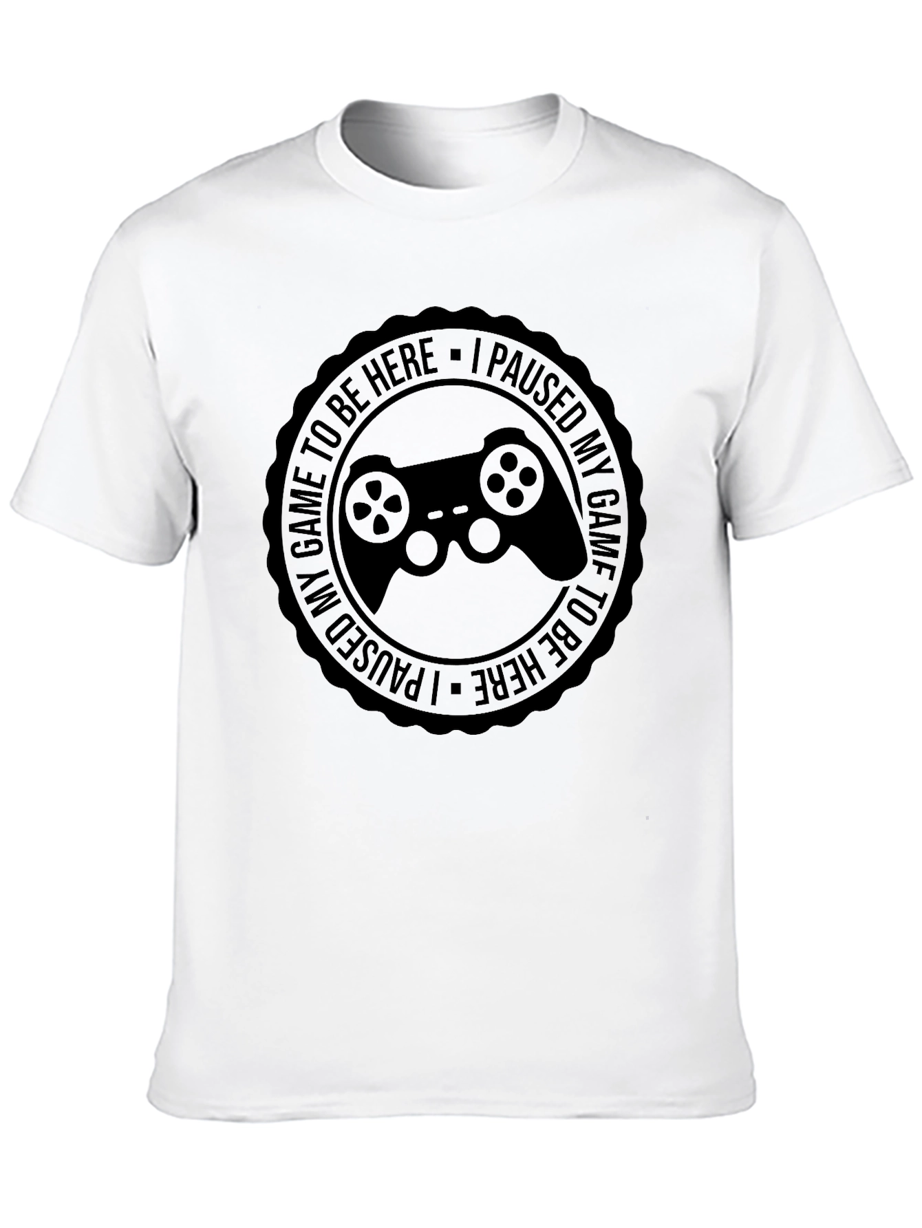 Funny Gamer T-Shirt - I Paused My Game