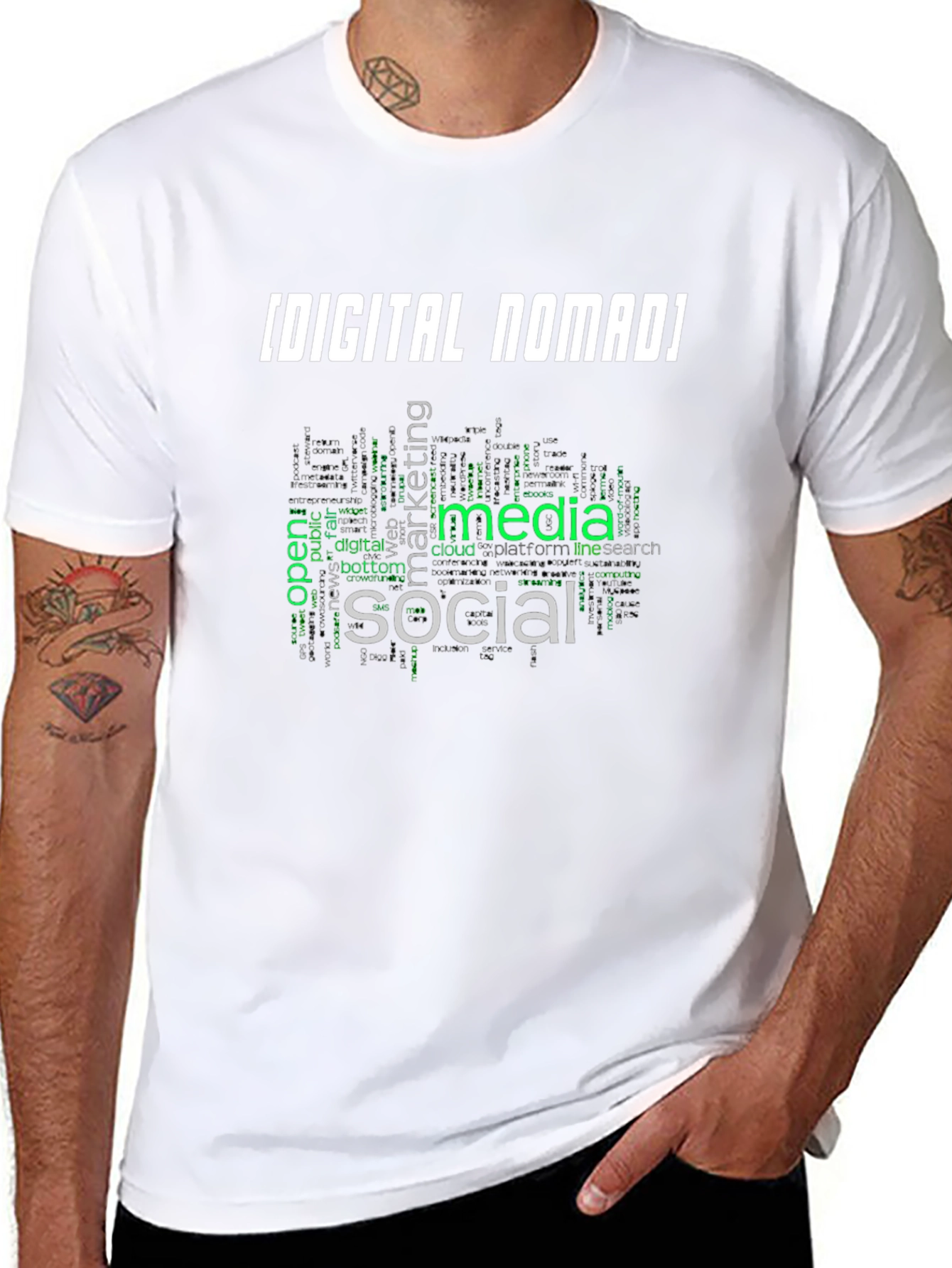 Digital Nomad Graphic T-Shirt