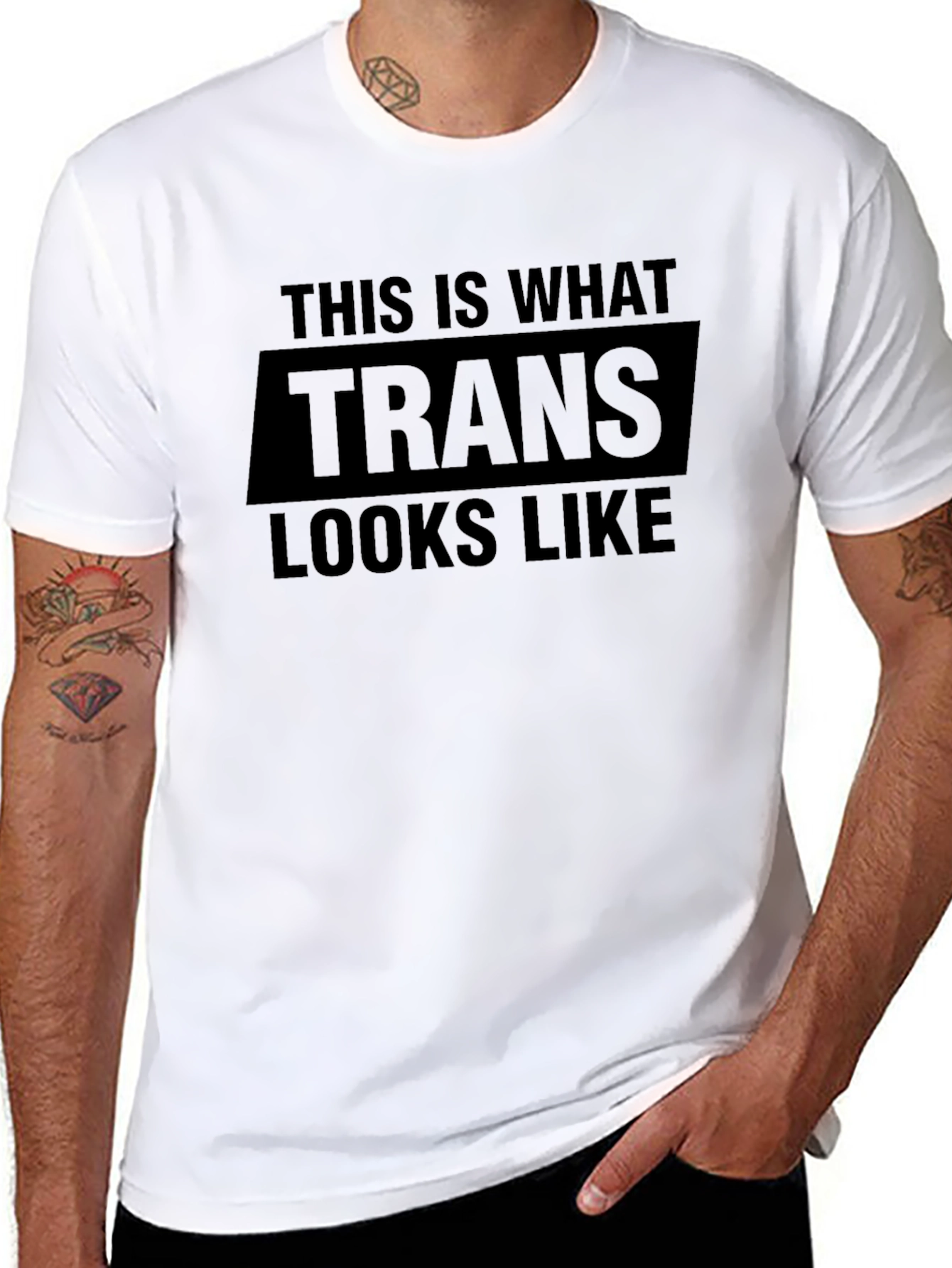 This Is What Trans Looks Like - Graphic T-Shirt