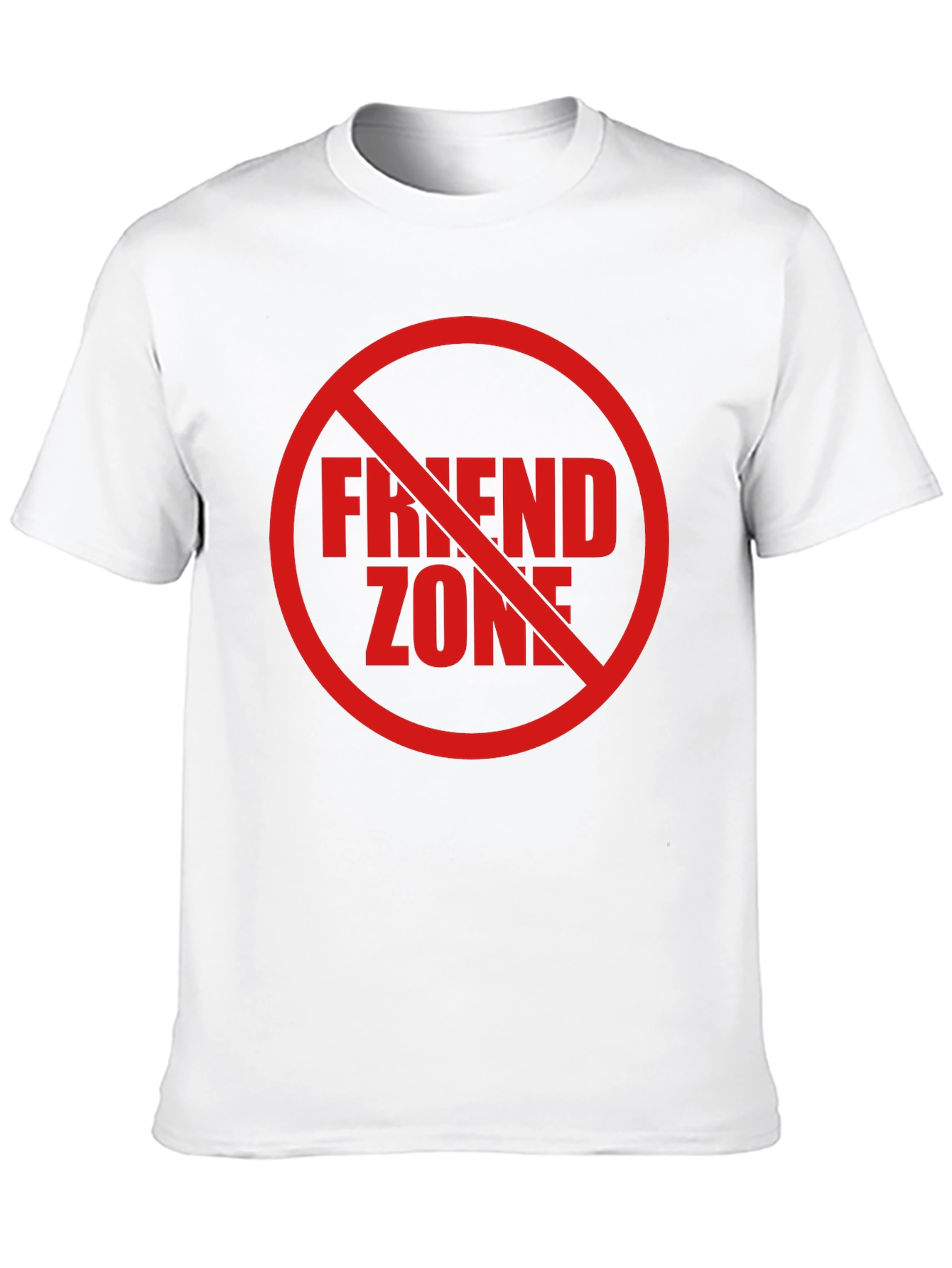 No Friend Zone Graphic Tee - Black Casual Shirt