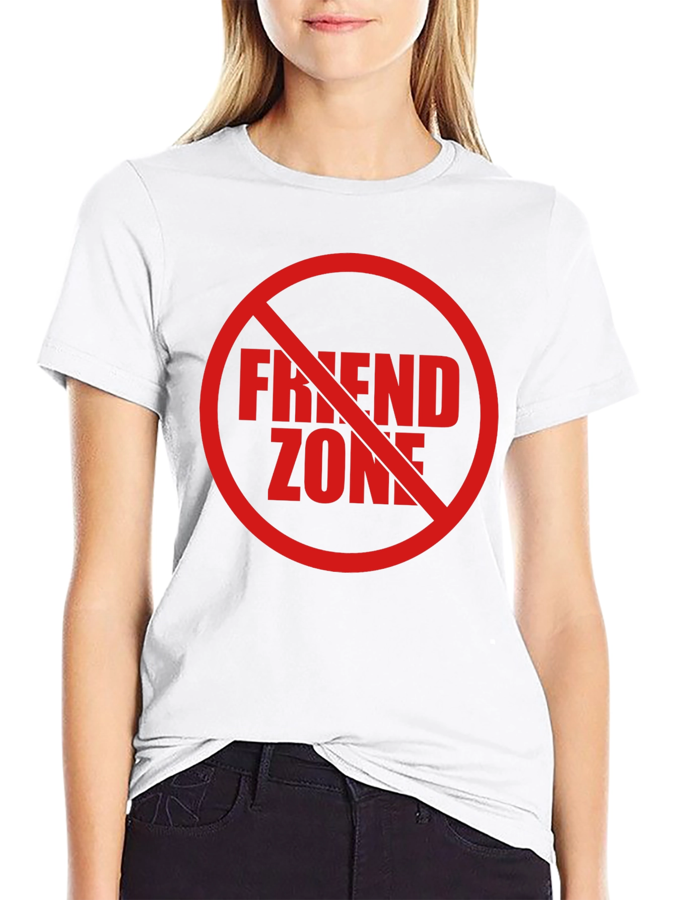 No Friend Zone Graphic Tee - Black Casual Shirt