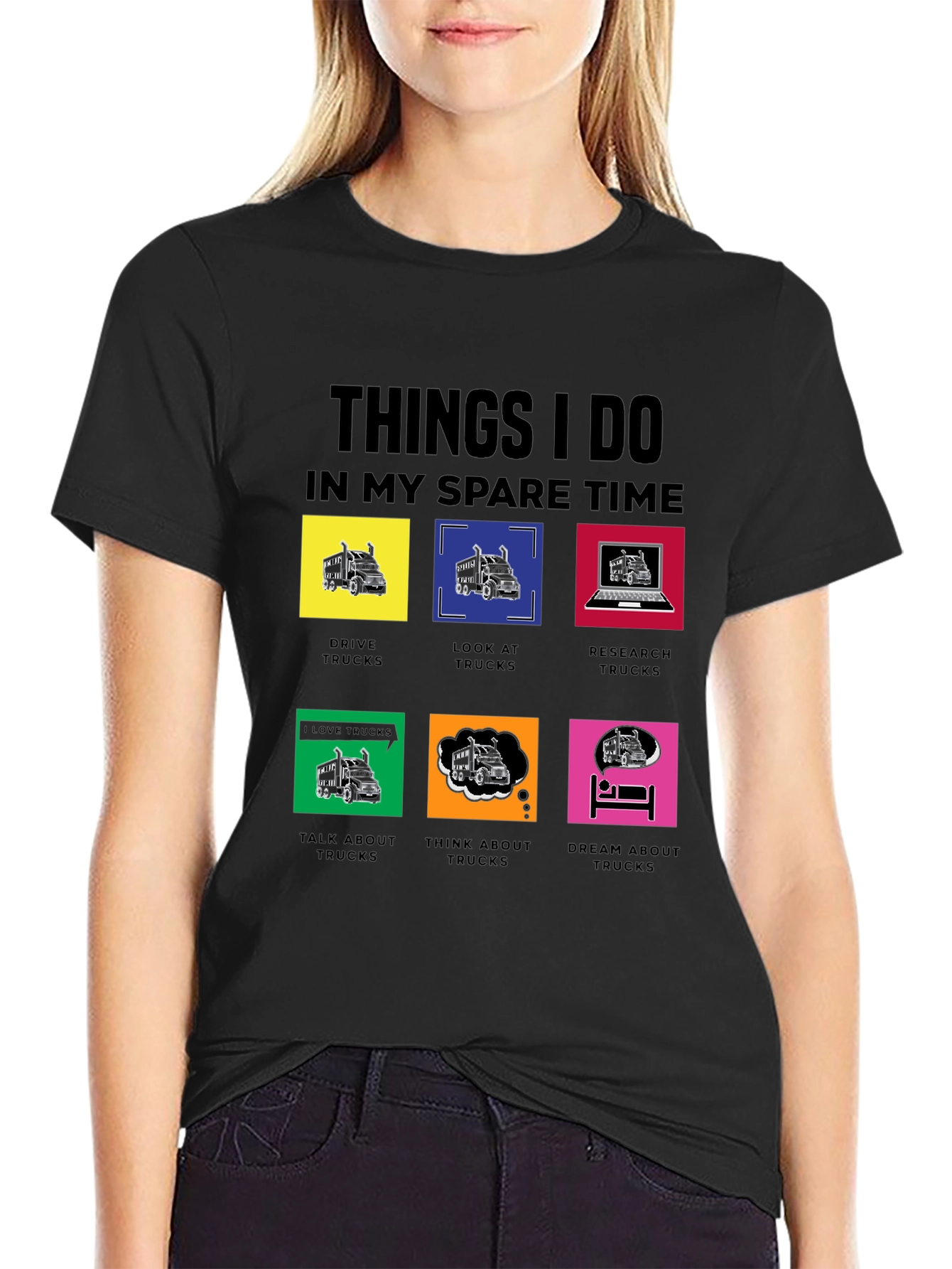 Trucking Hobby T-Shirt: Spare Time Activities