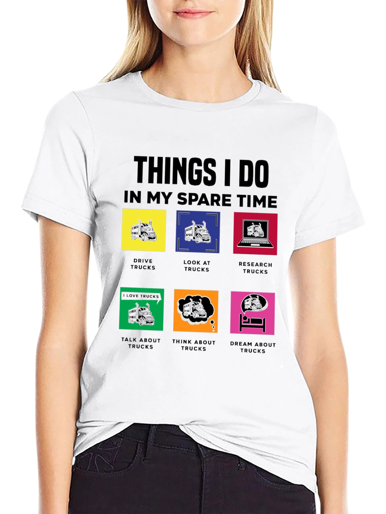 Trucking Hobby T-Shirt: Spare Time Activities