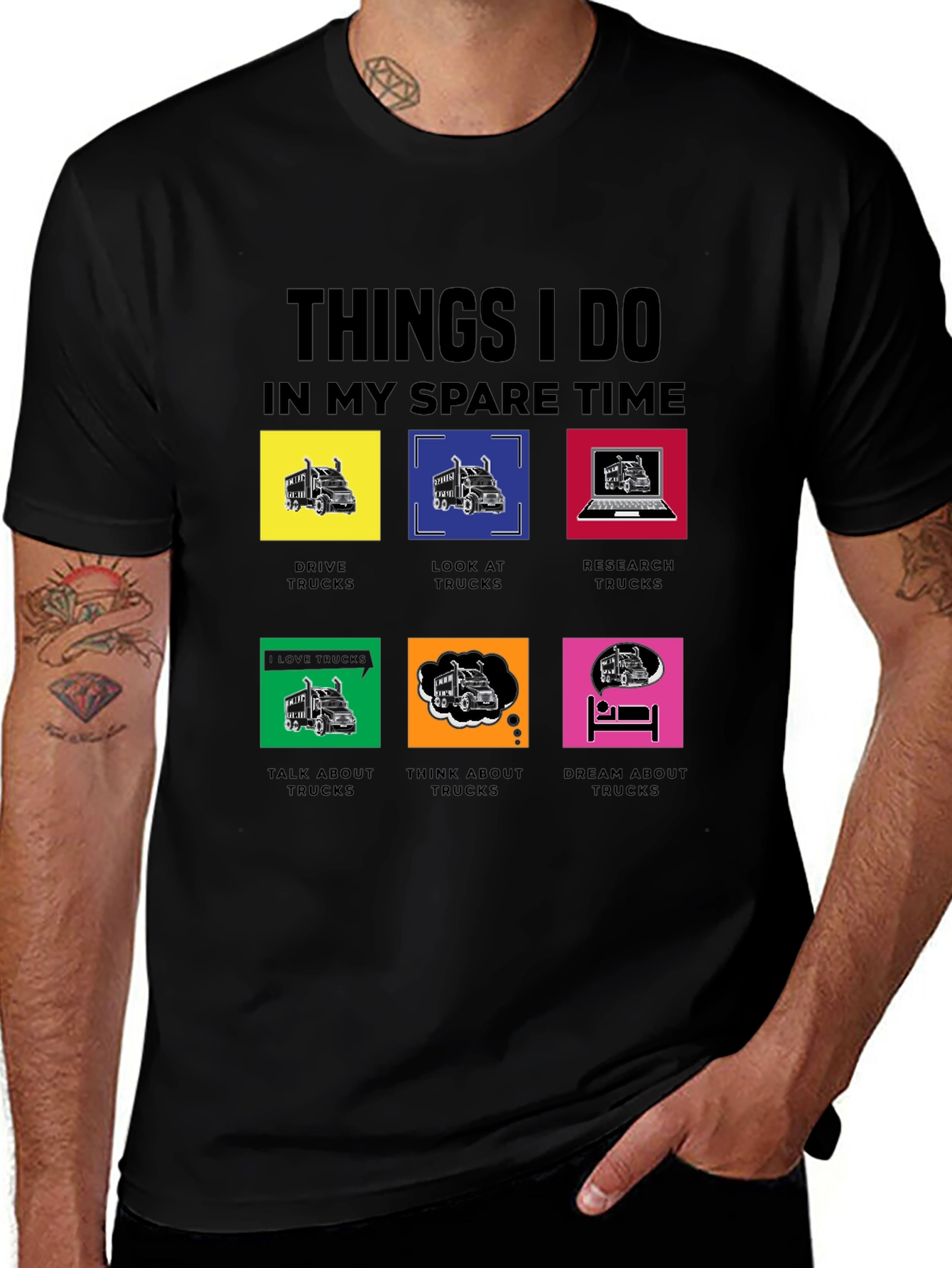 Trucking Hobby T-Shirt: Spare Time Activities