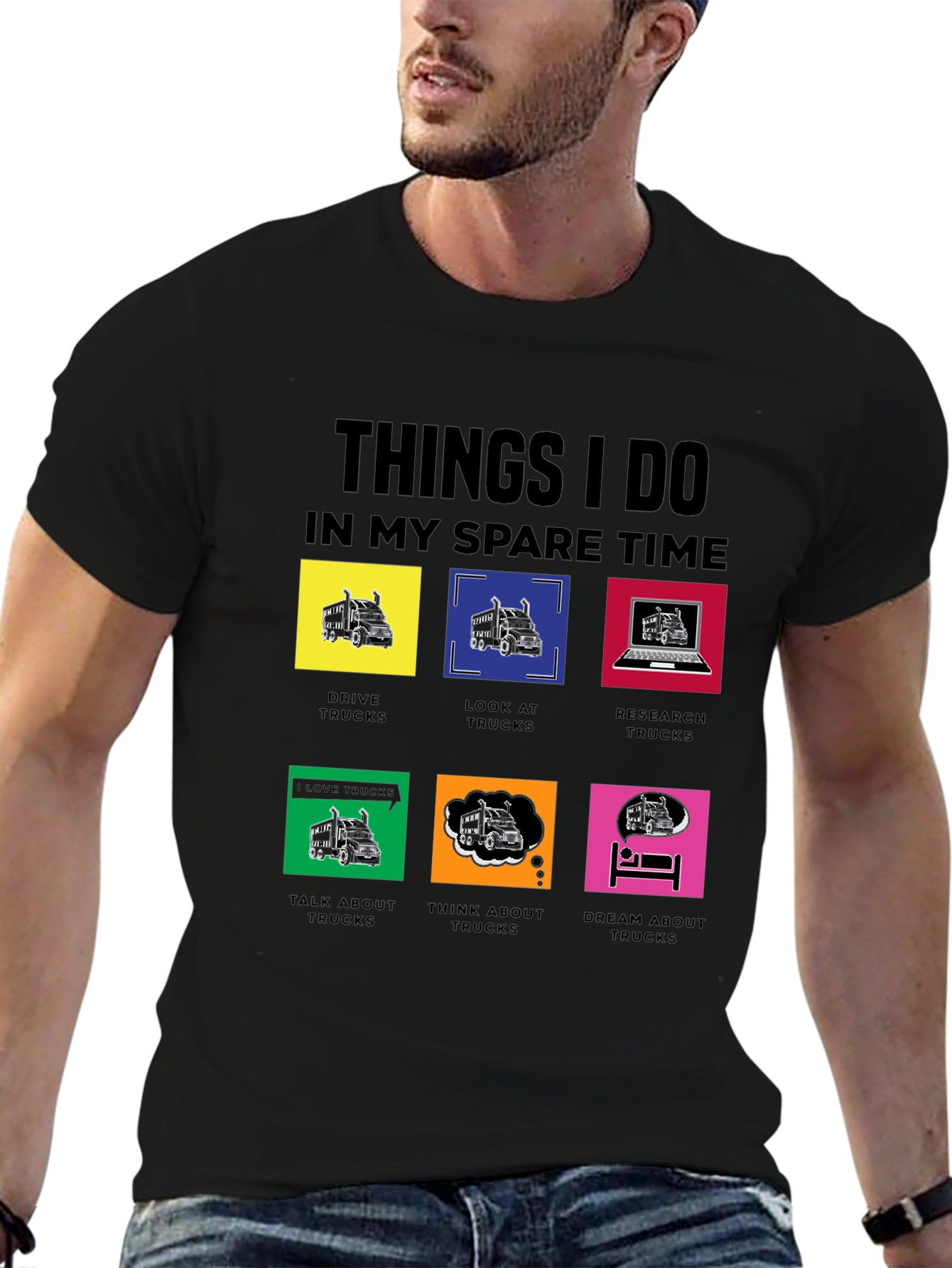 Trucking Hobby T-Shirt: Spare Time Activities
