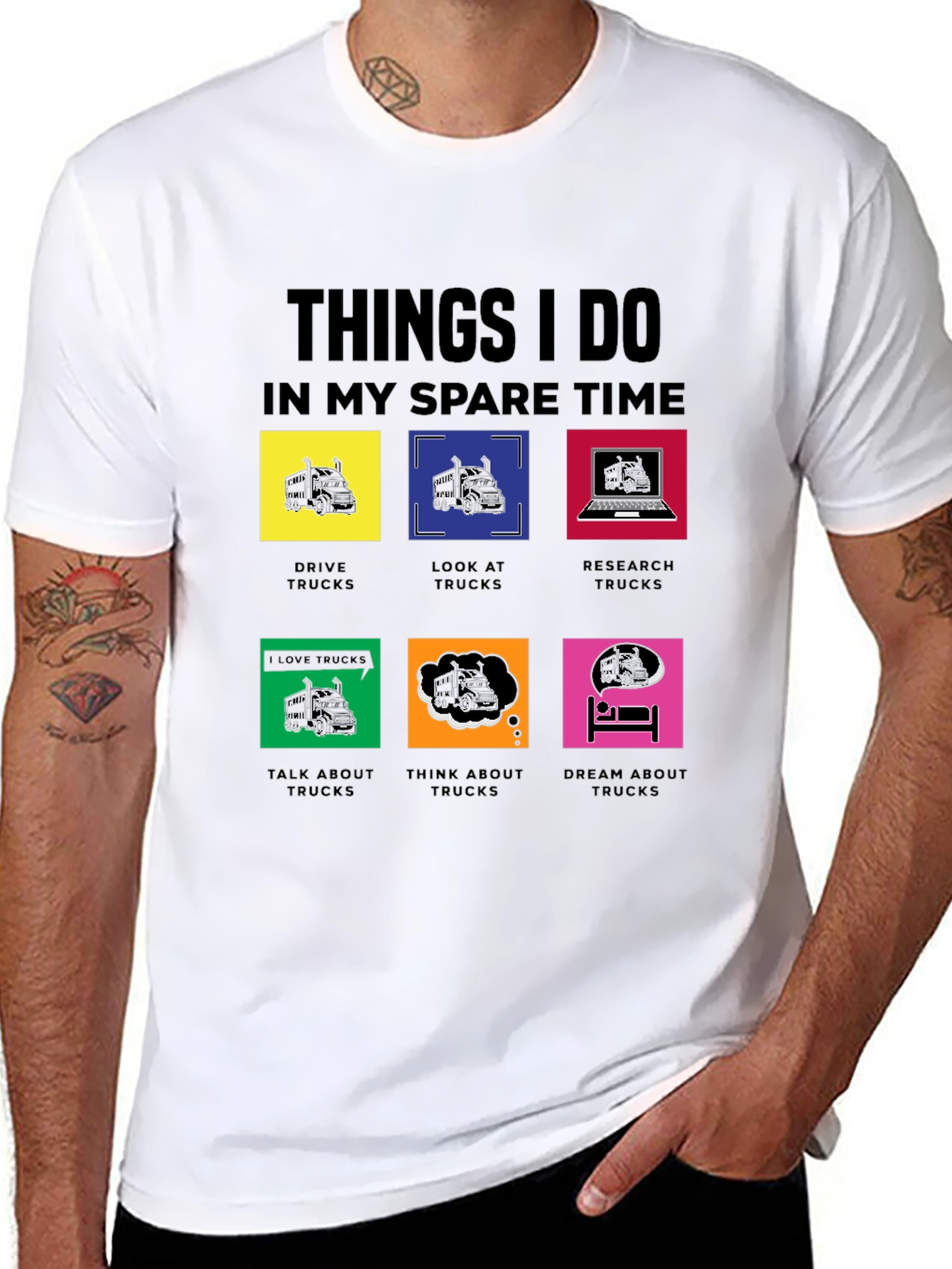 Trucking Hobby T-Shirt: Spare Time Activities