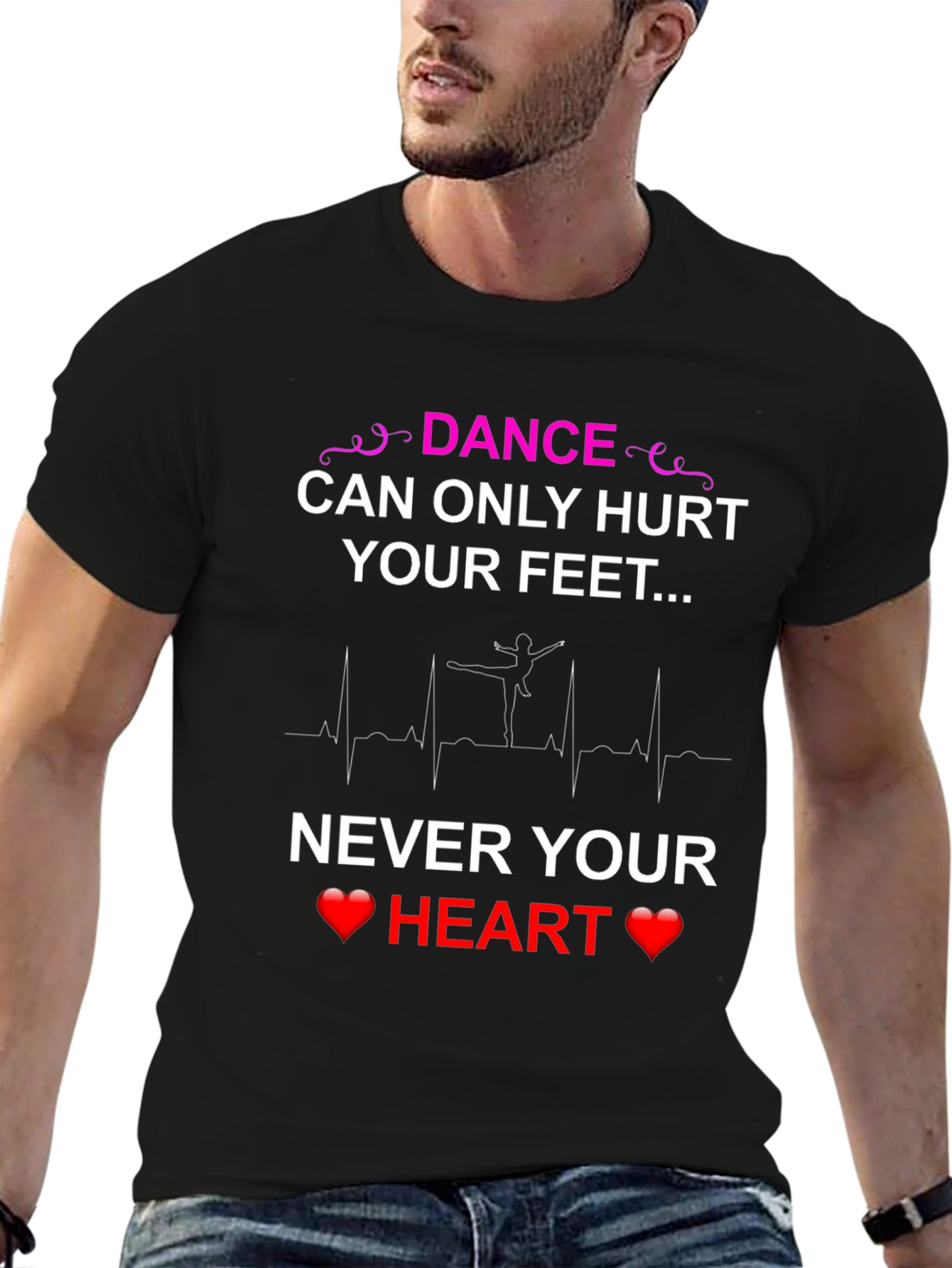 Dance Hurts Feet Never Heart T-Shirt