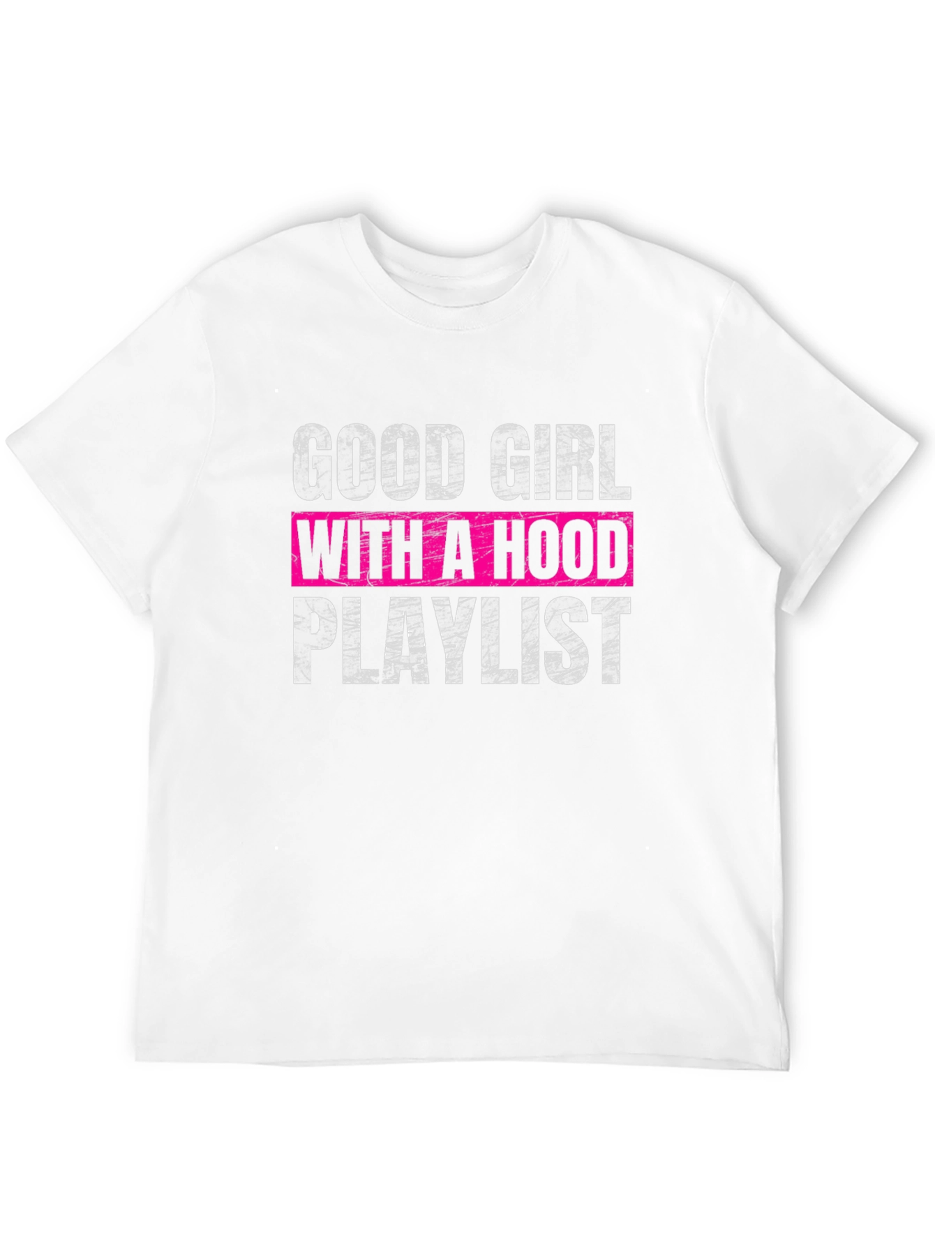 Good Girl With A Hood Playlist T-Shirt
