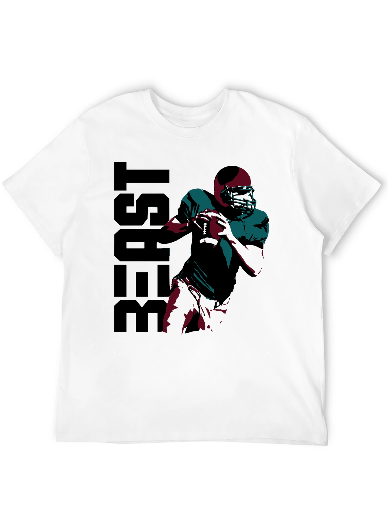 Beast Football Player Graphic T-Shirt