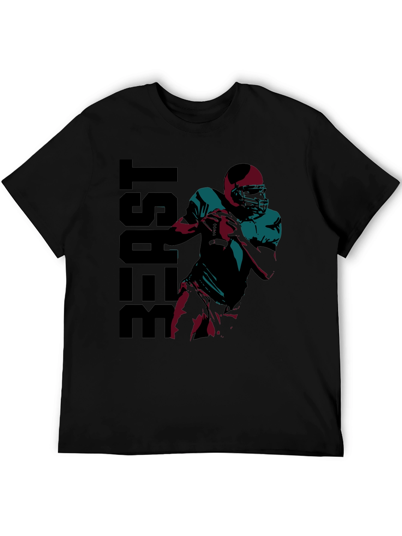 Beast Football Player Graphic T-Shirt