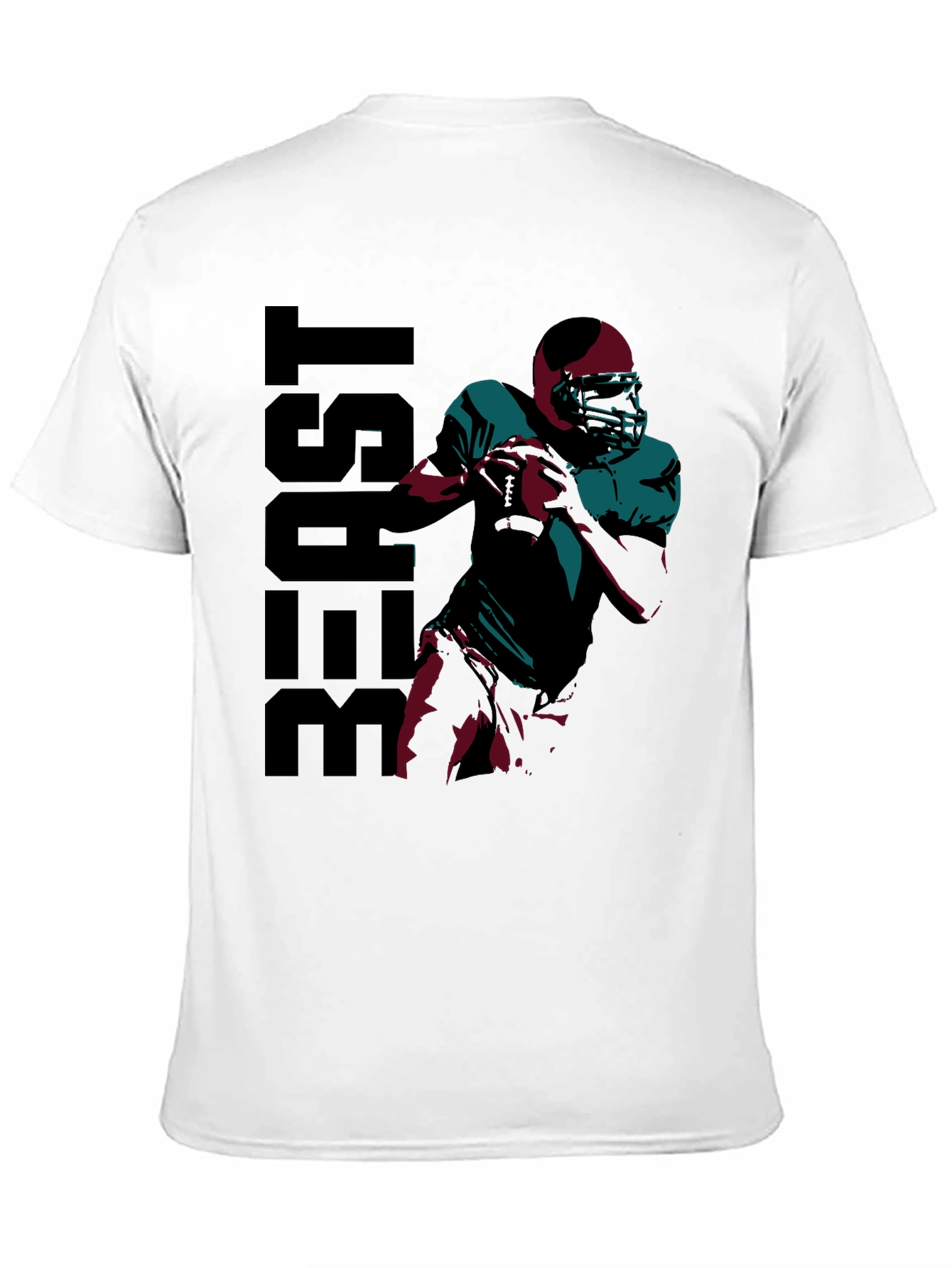Beast Football Player Graphic T-Shirt