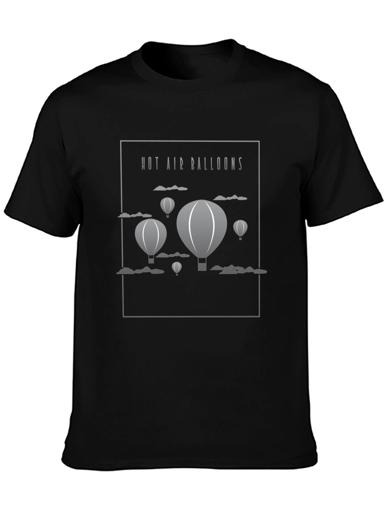 Hot Air Balloons Graphic Tee - Soft Cotton