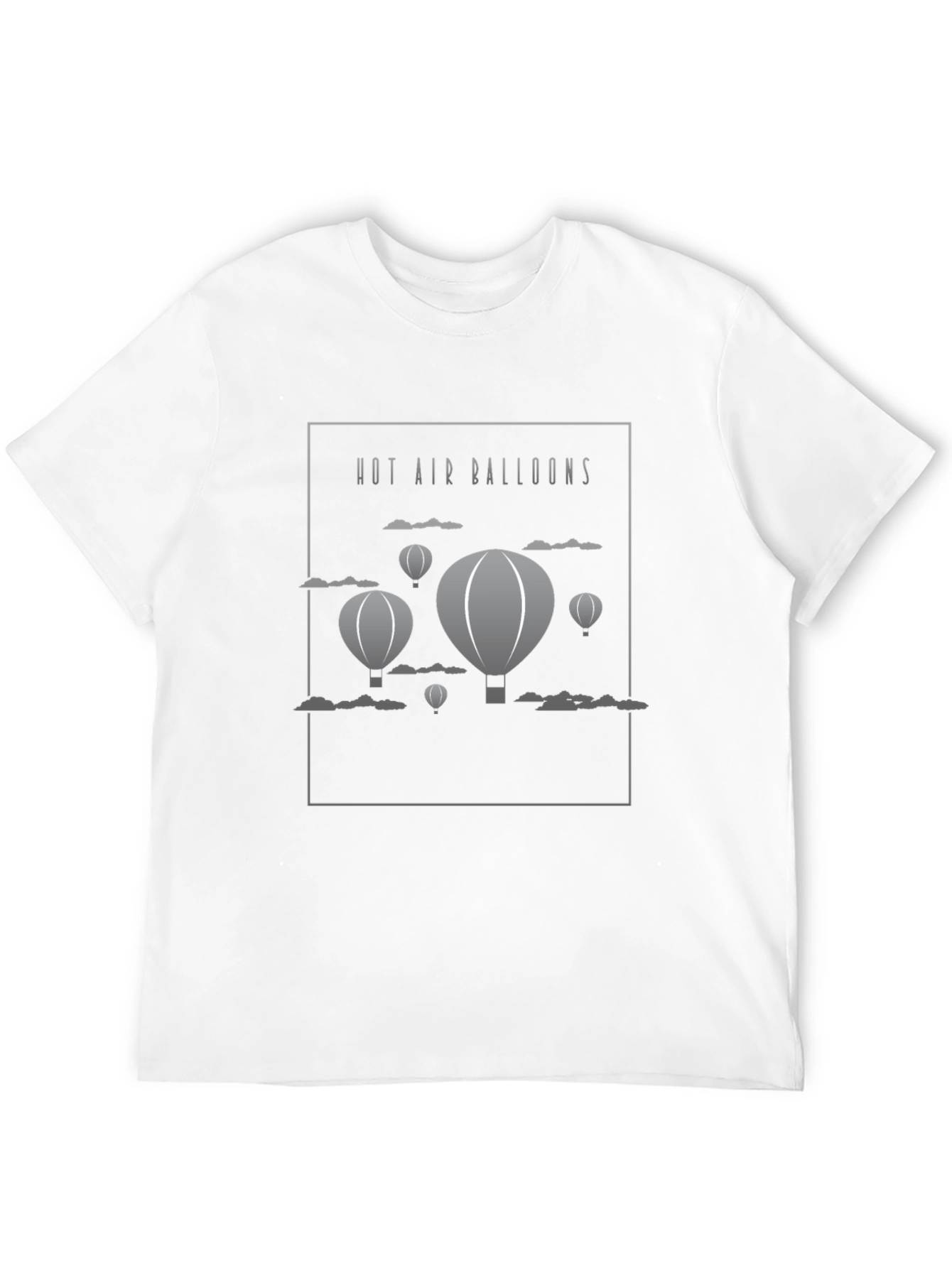 Hot Air Balloons Graphic Tee - Soft Cotton