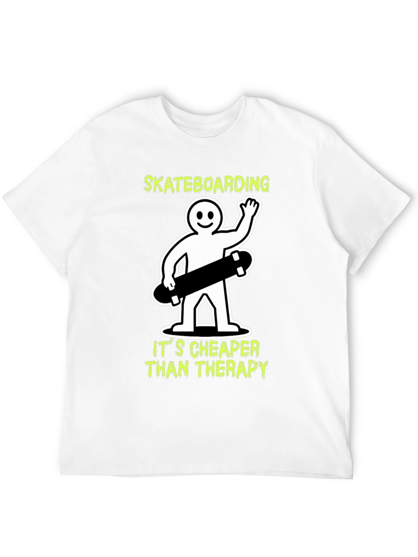 Skateboarding Therapy Graphic Tee