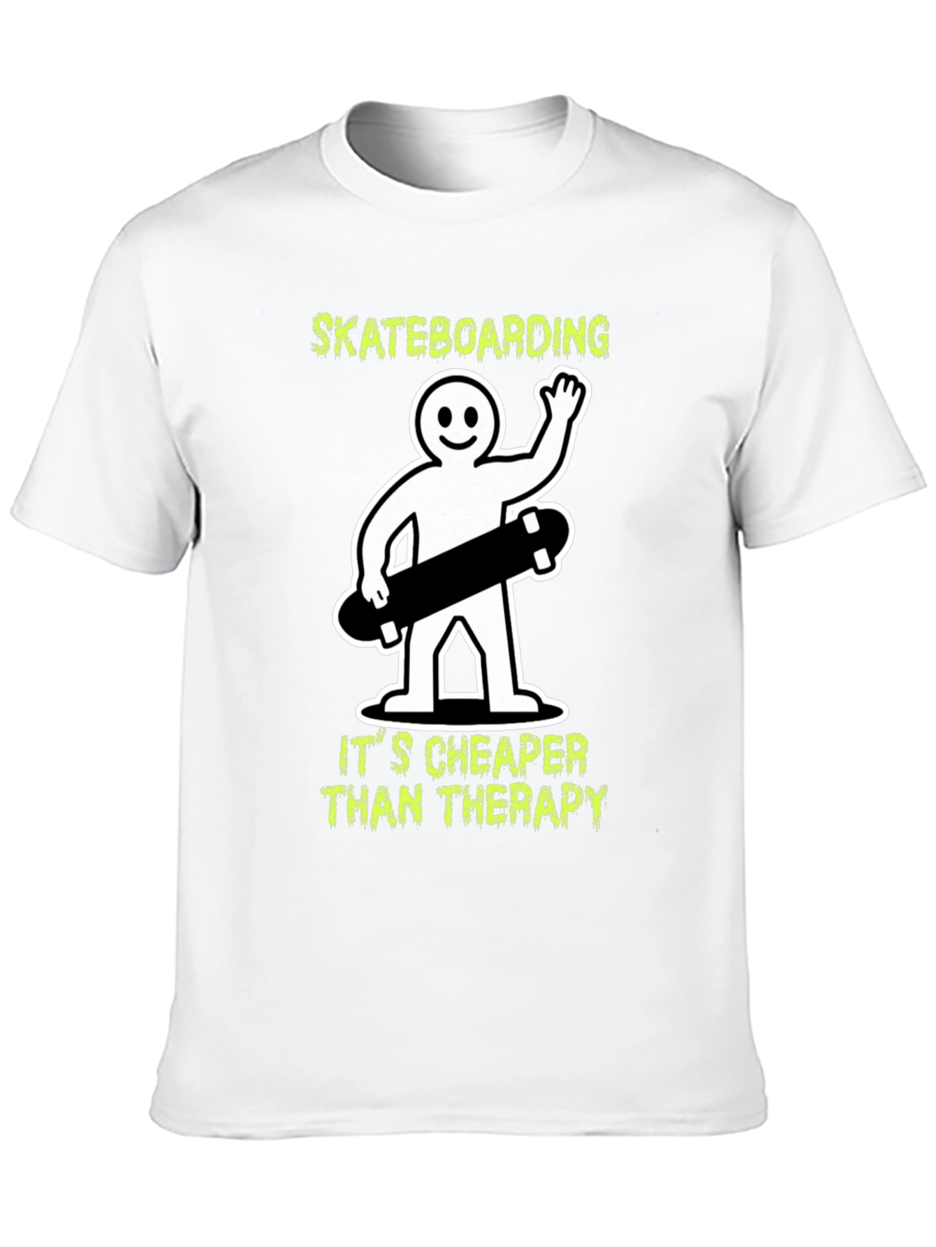 Skateboarding Therapy Graphic Tee