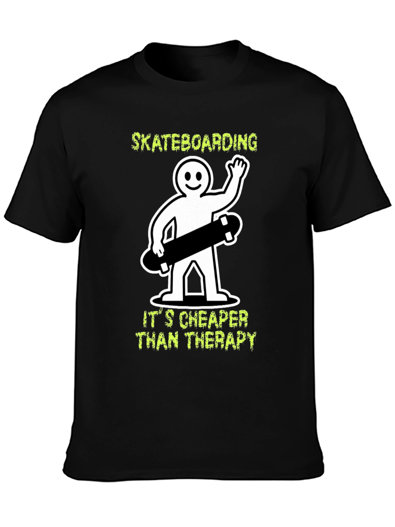 Skateboarding Therapy Graphic Tee