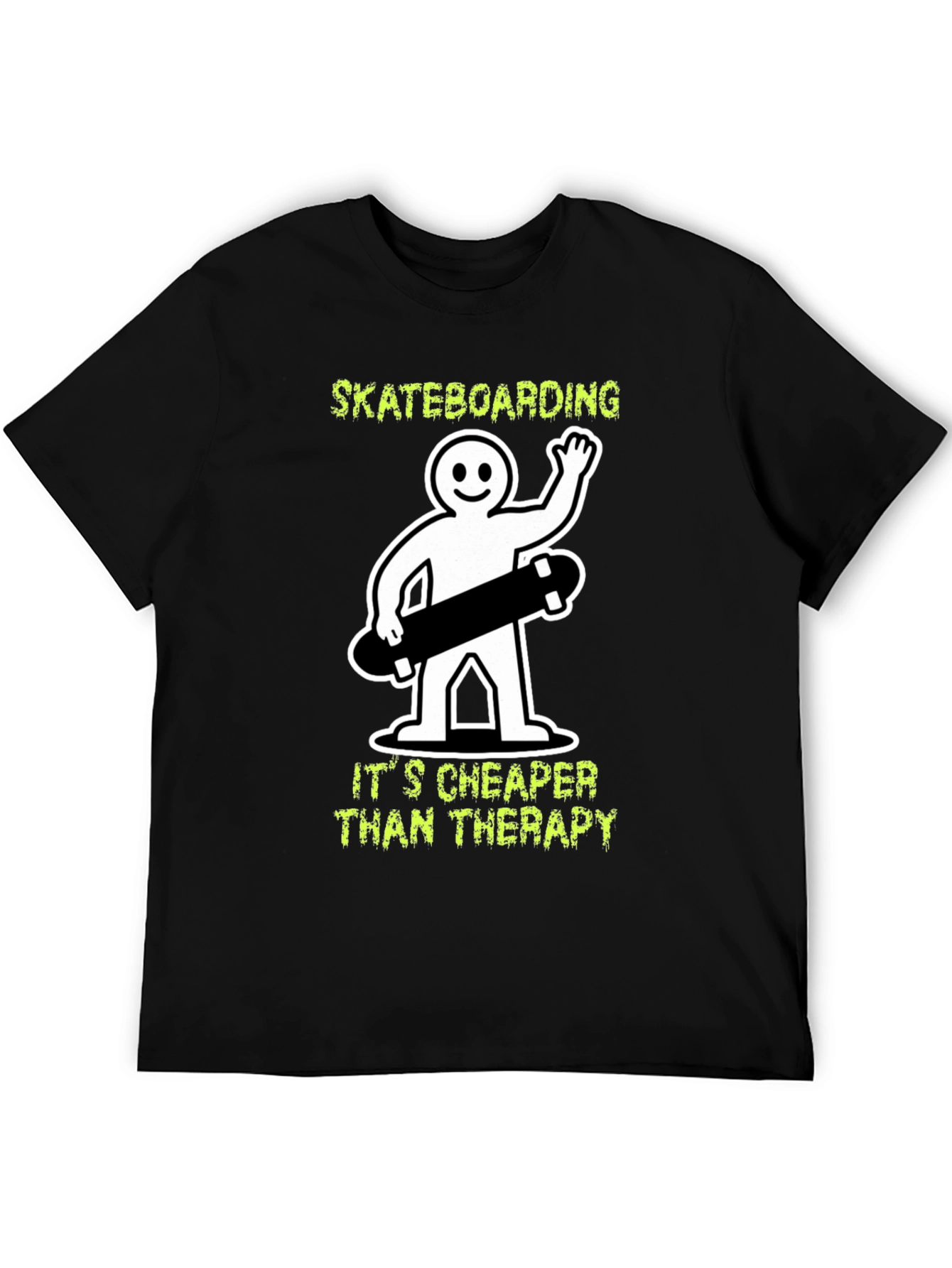 Skateboarding Therapy Graphic Tee