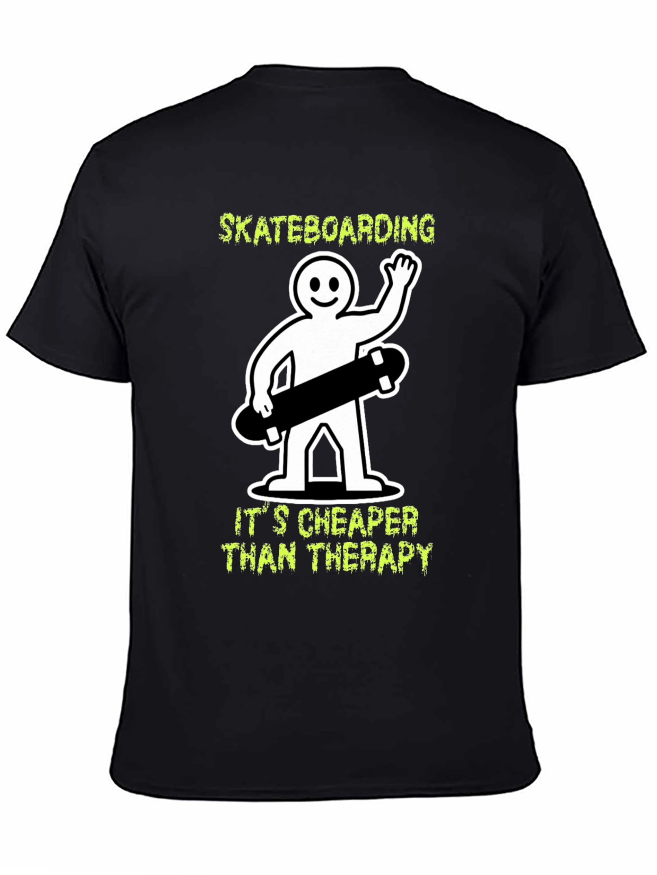 Skateboarding Therapy Graphic Tee
