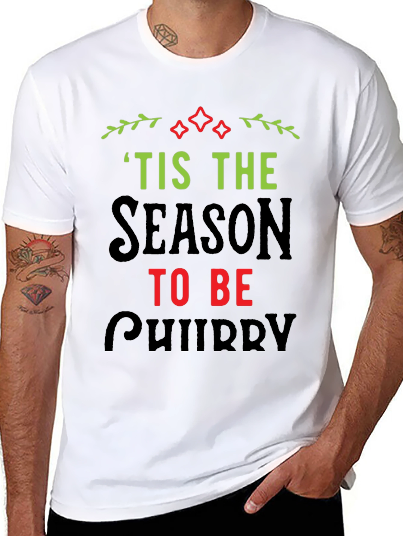 Tis the Season to be Chubby Christmas T-Shirt