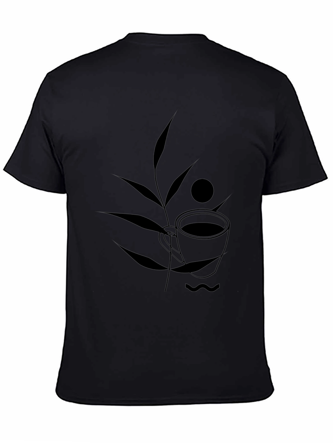 Minimalist Coffee Cup Graphic T-Shirt
