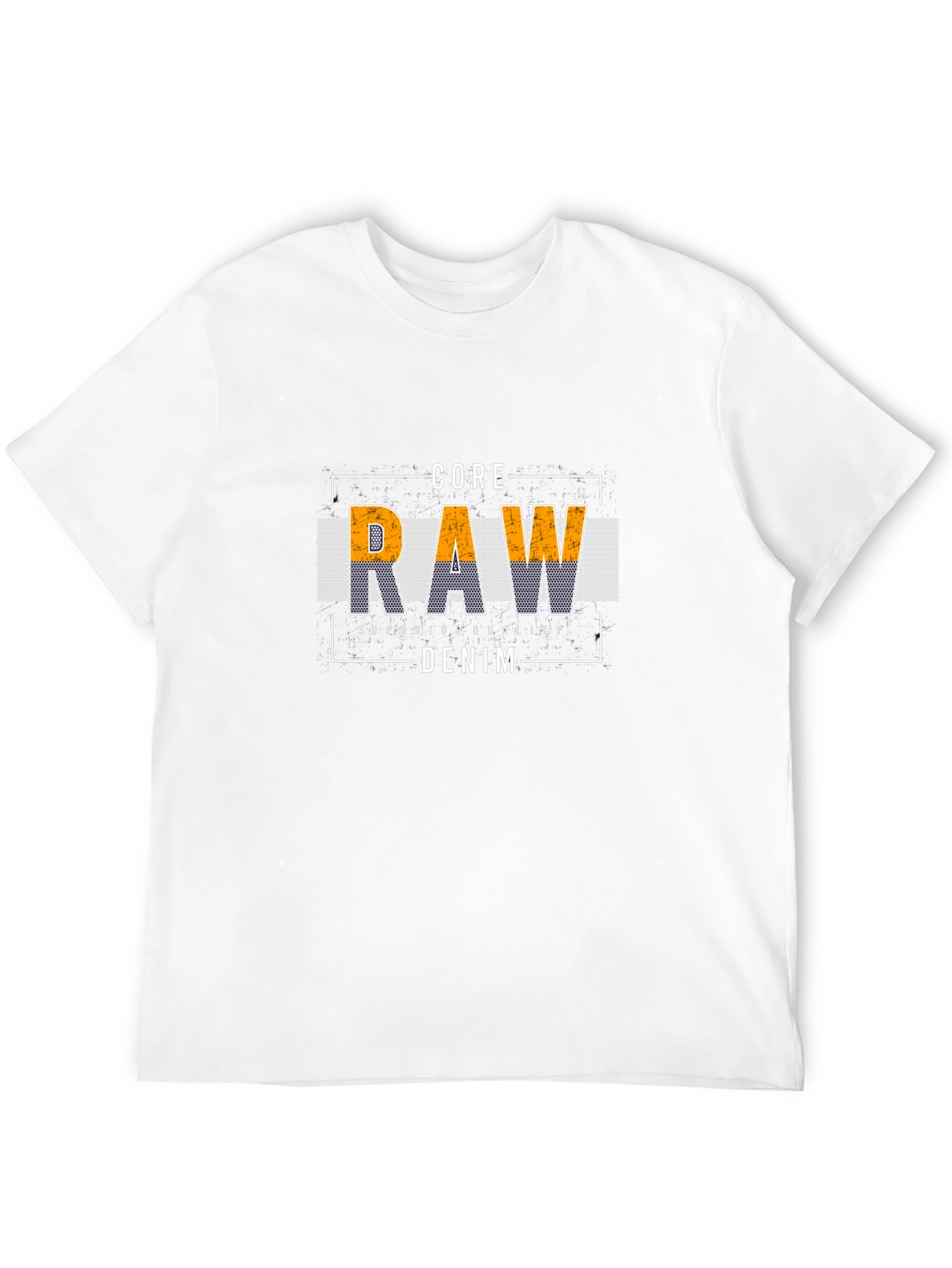 Core Raw Denim Graphic T-Shirt
