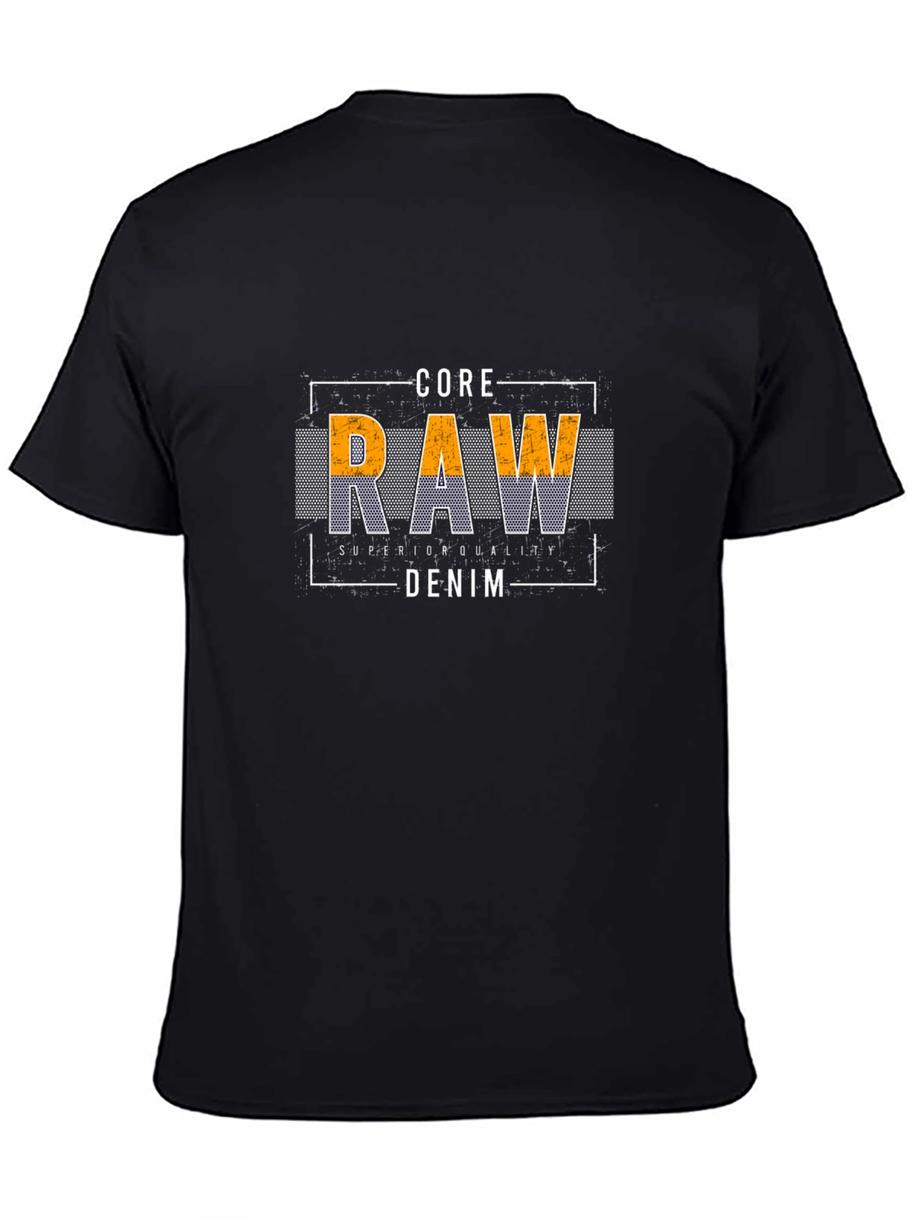 Core Raw Denim Graphic T-Shirt
