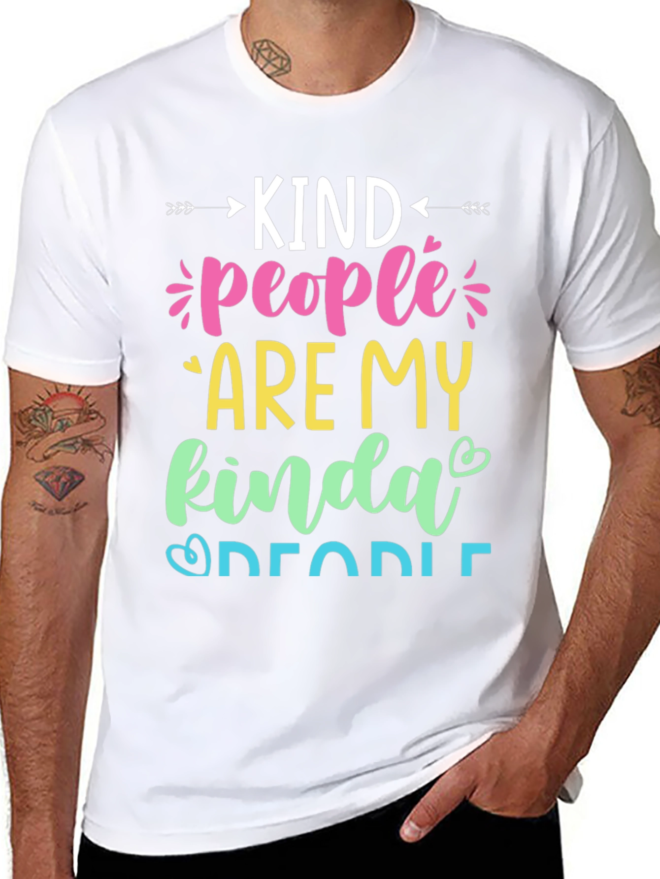 Kind People Graphic T-Shirt - Stylish & Comfortable