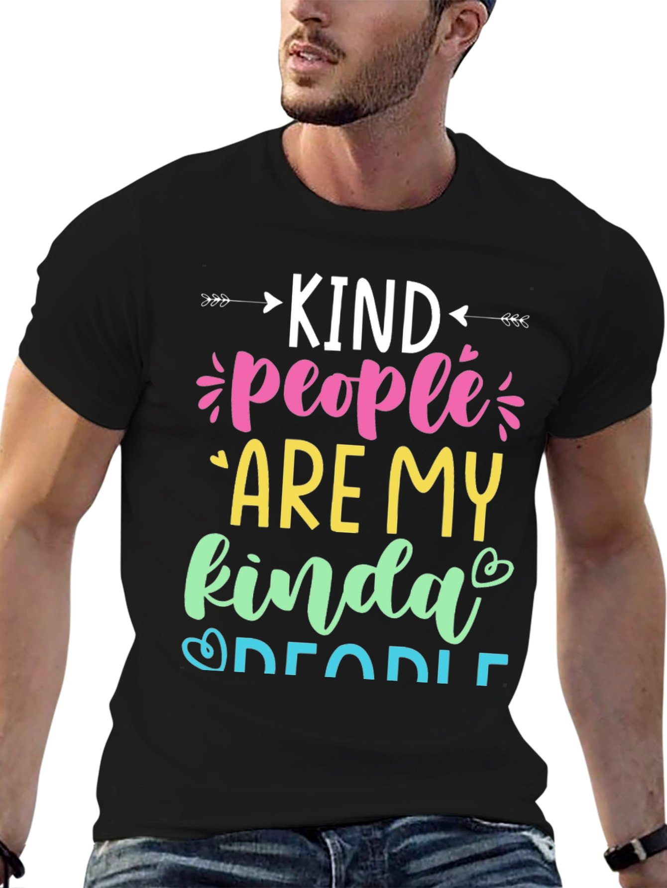 Kind People Graphic T-Shirt - Stylish & Comfortable
