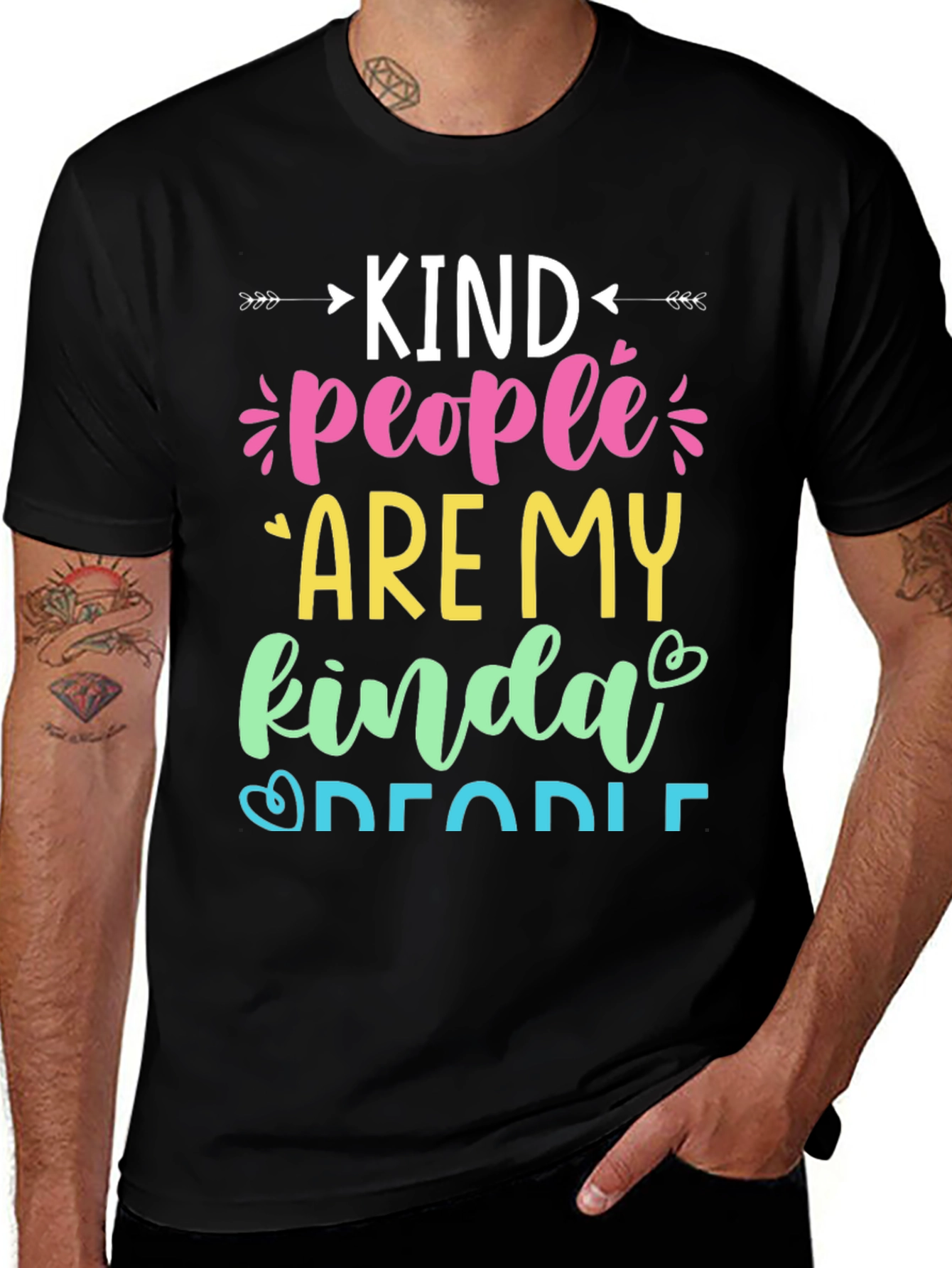 Kind People Graphic T-Shirt - Stylish & Comfortable