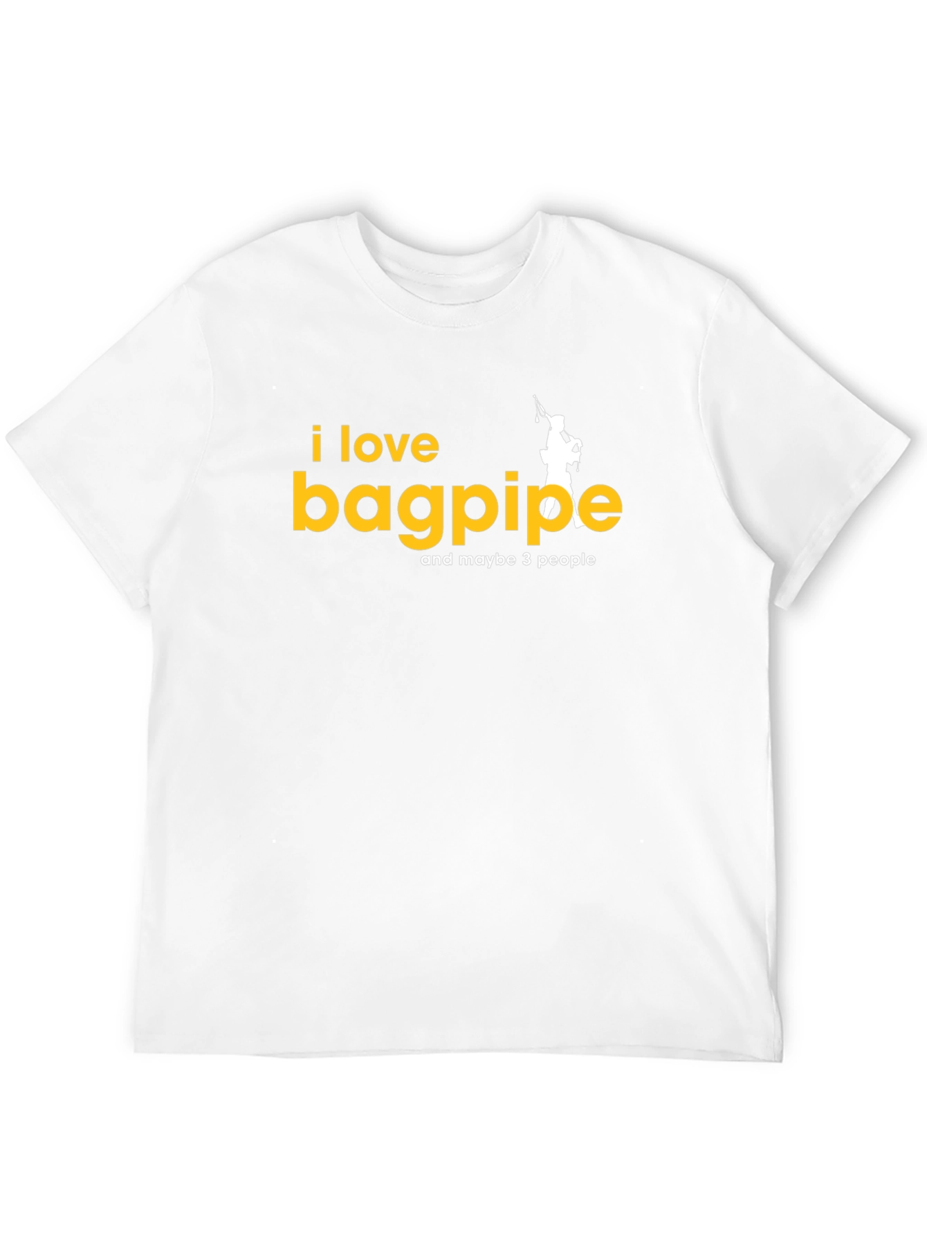 I Love Bagpipes T-Shirt - Funny Musician Tee