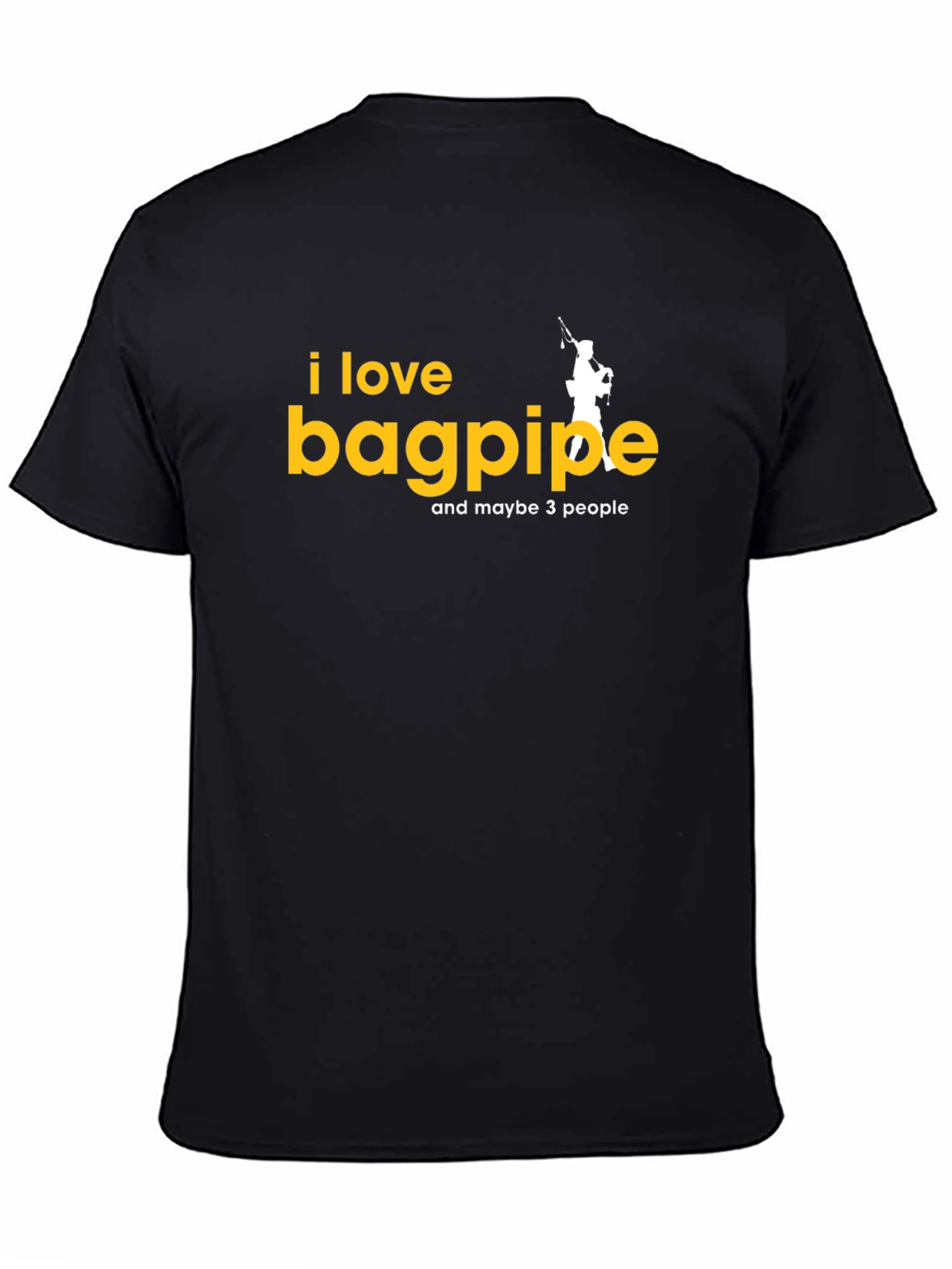 I Love Bagpipes T-Shirt - Funny Musician Tee