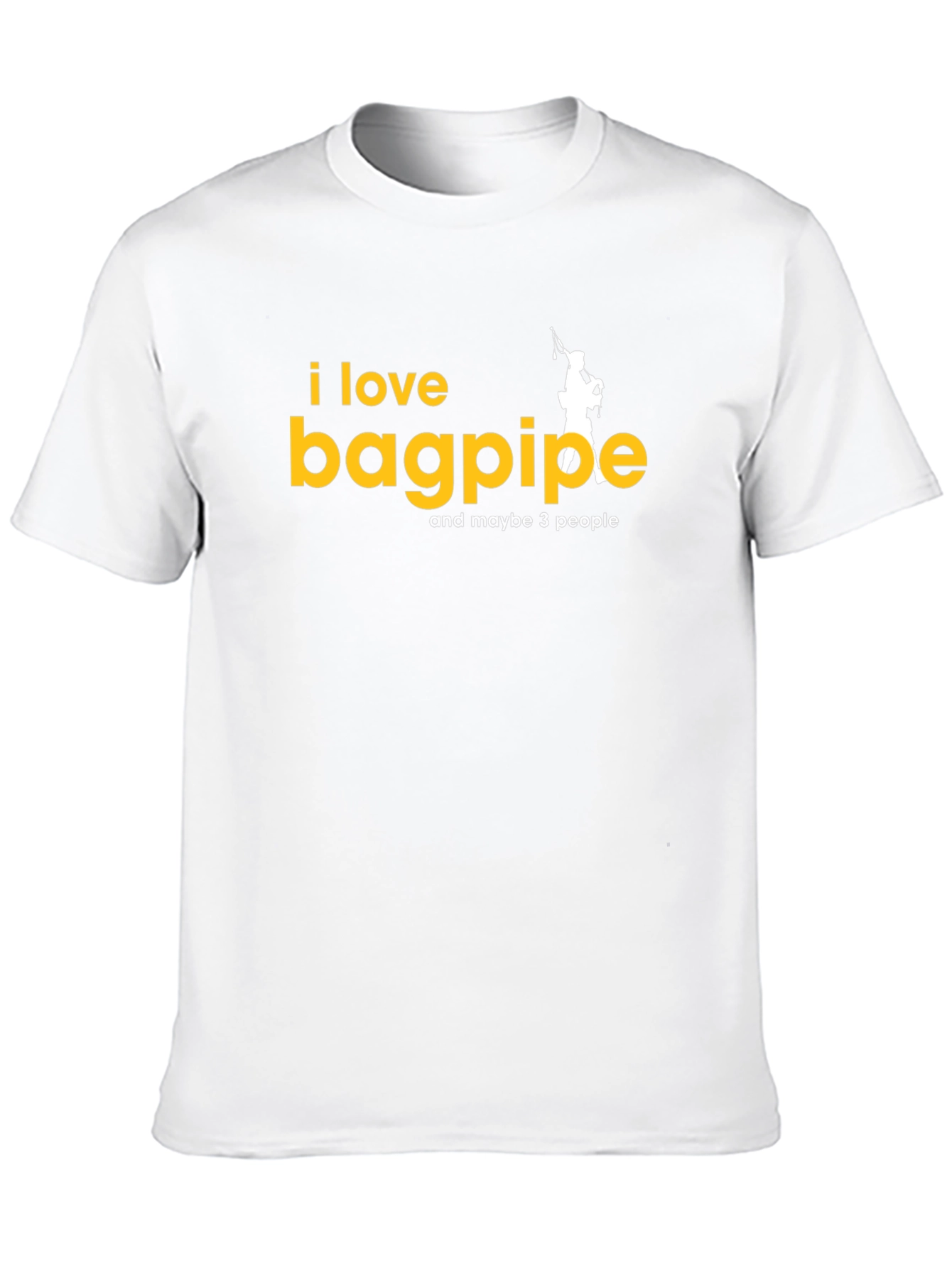 I Love Bagpipes T-Shirt - Funny Musician Tee
