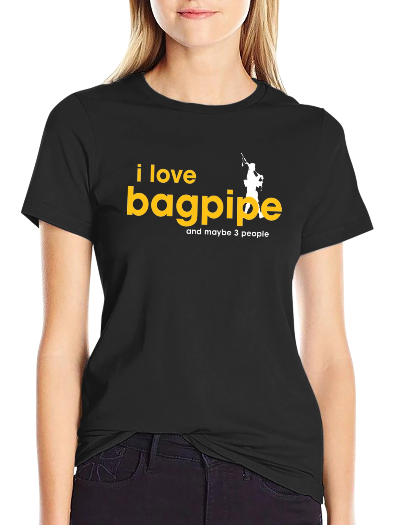 I Love Bagpipes T-Shirt - Funny Musician Tee