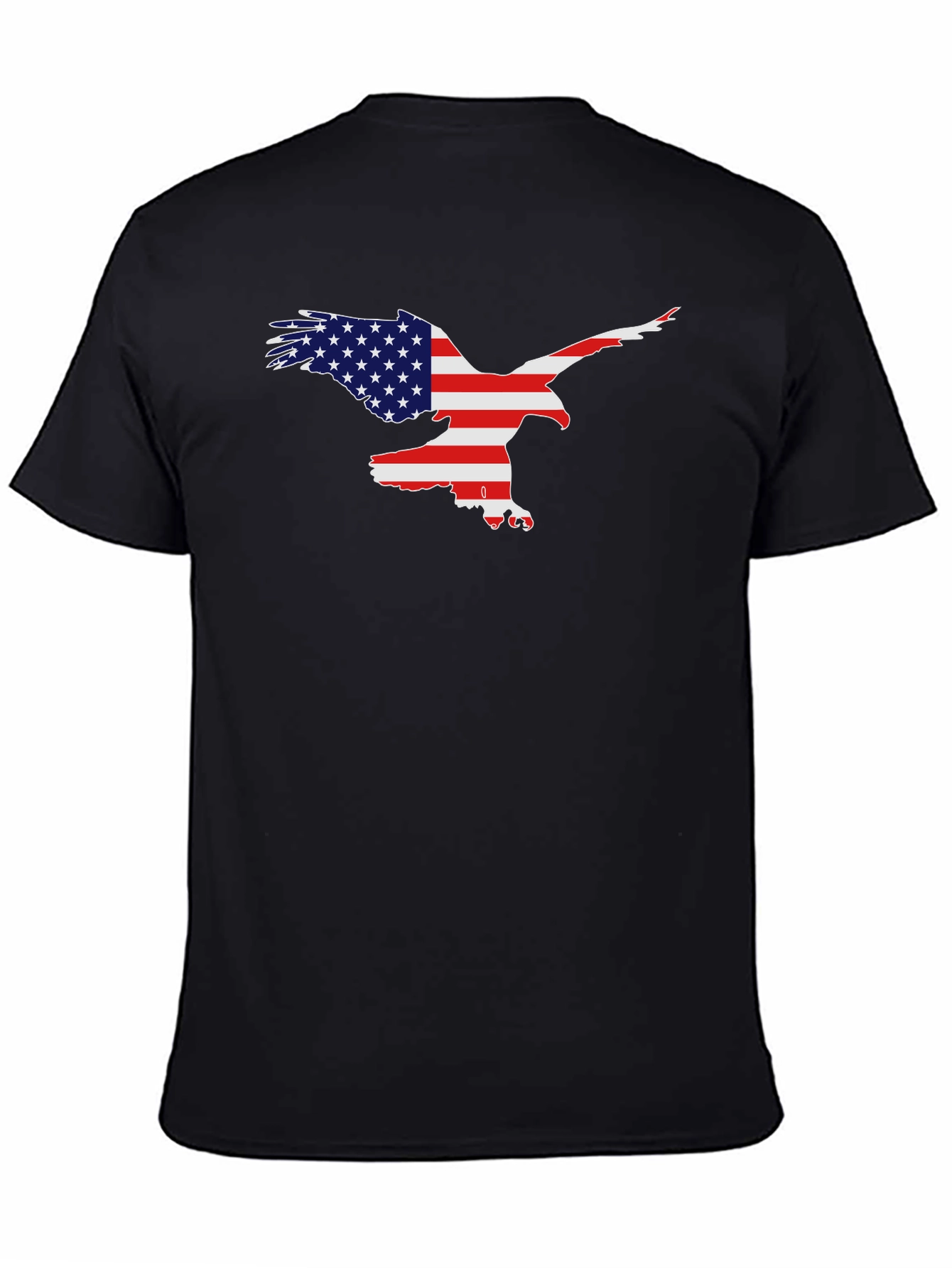 American Flag Eagle Graphic T-Shirt