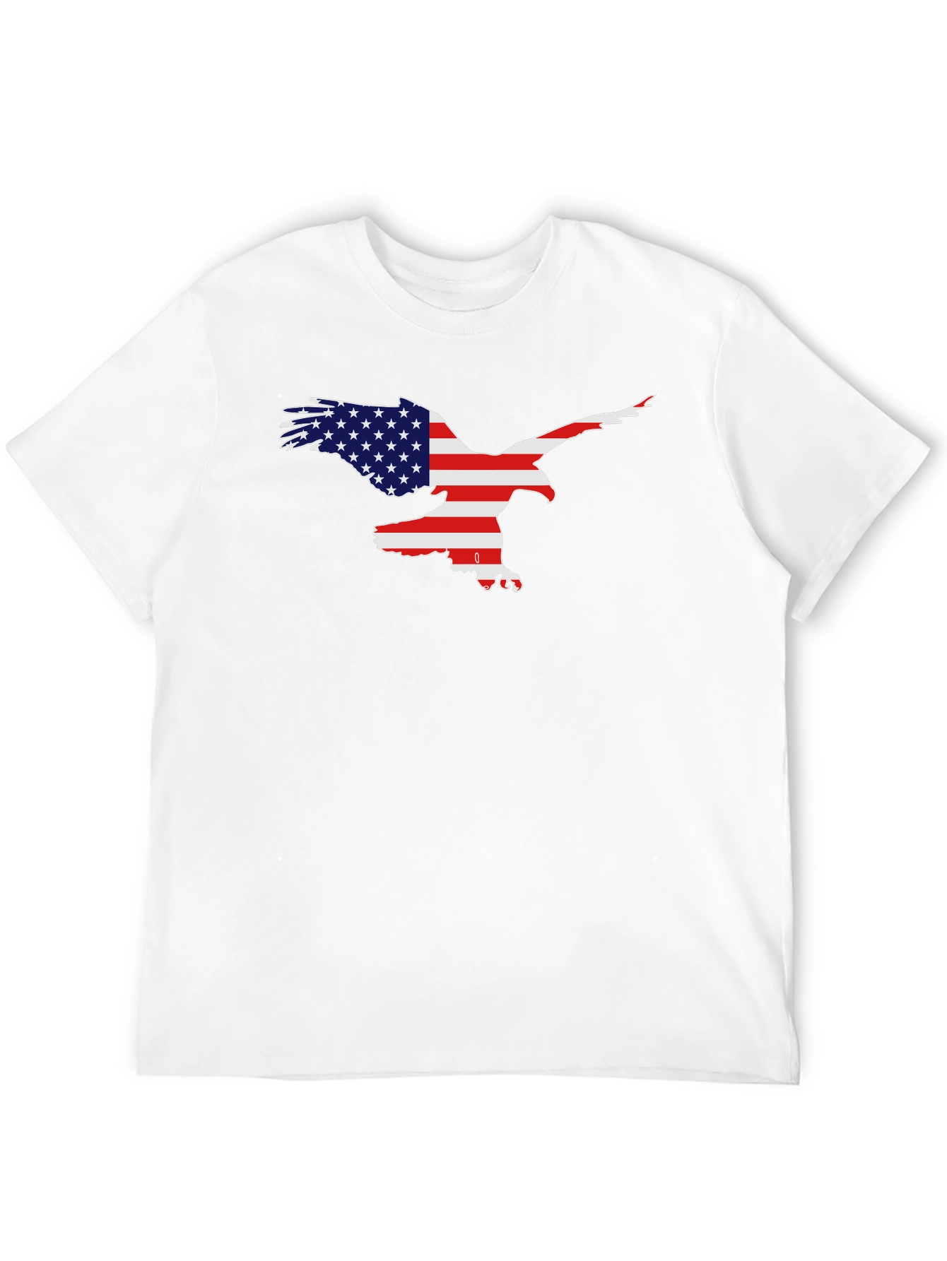 American Flag Eagle Graphic T-Shirt