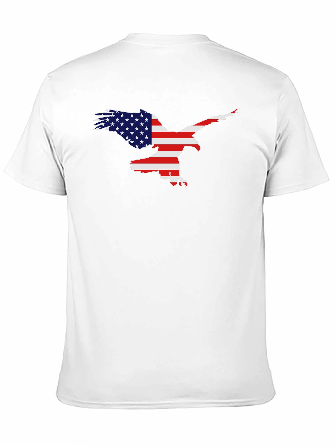 American Flag Eagle Graphic T-Shirt