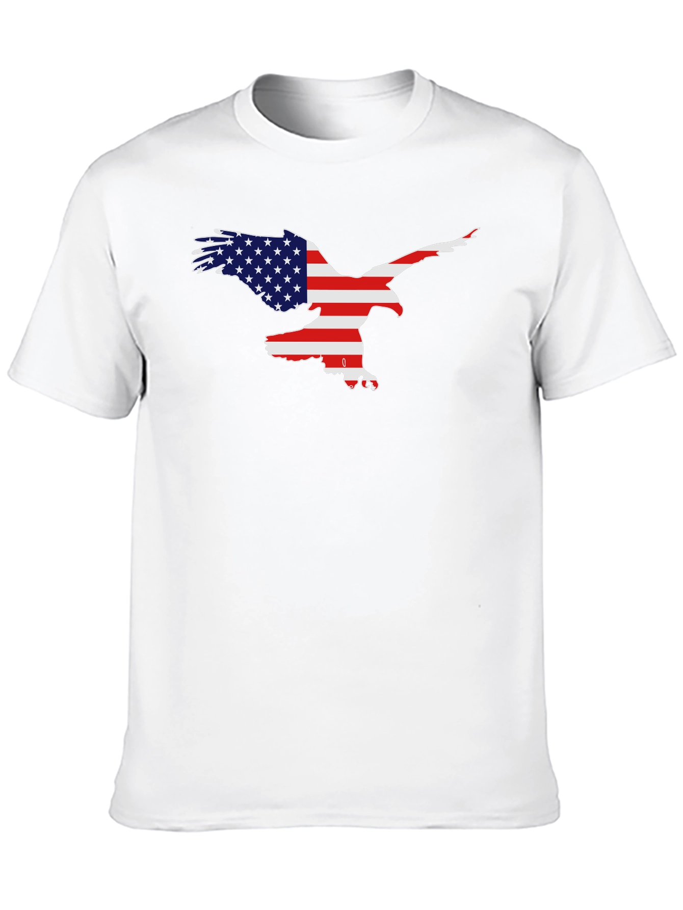 American Flag Eagle Graphic T-Shirt