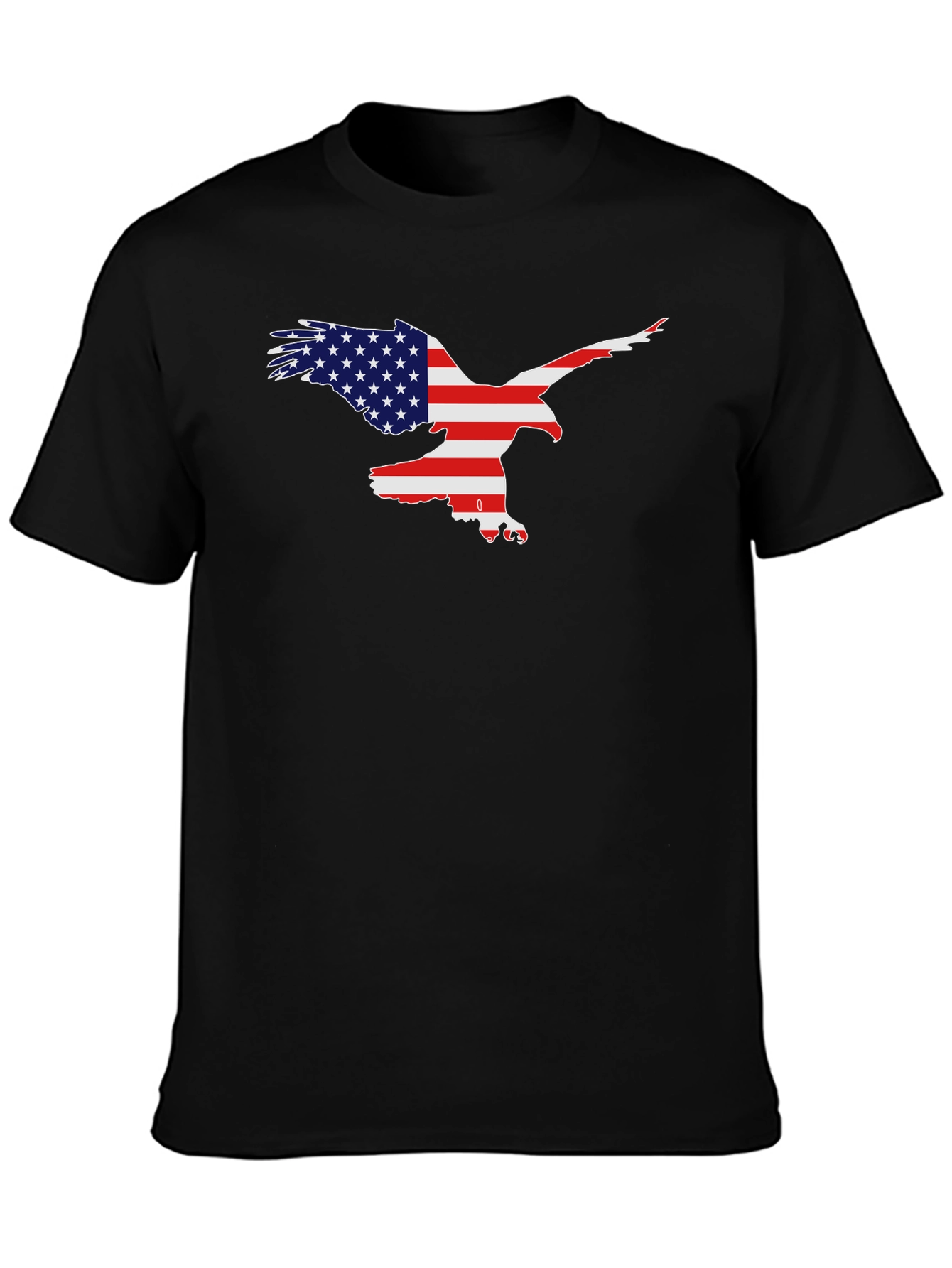 American Flag Eagle Graphic T-Shirt