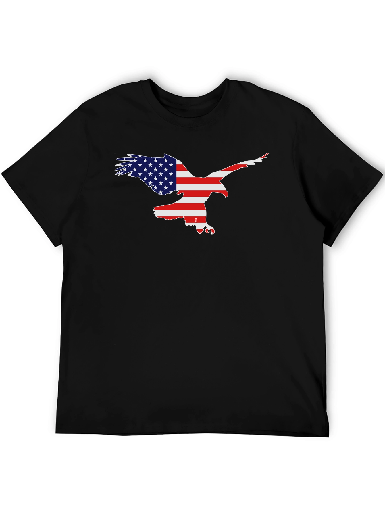American Flag Eagle Graphic T-Shirt