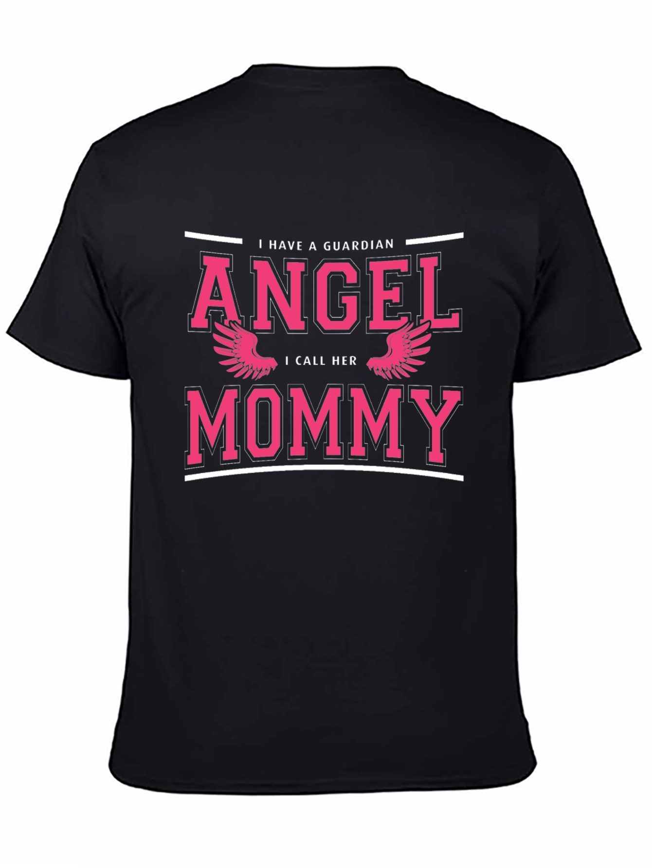 Guardian Angel Mommy Graphic T-Shirt