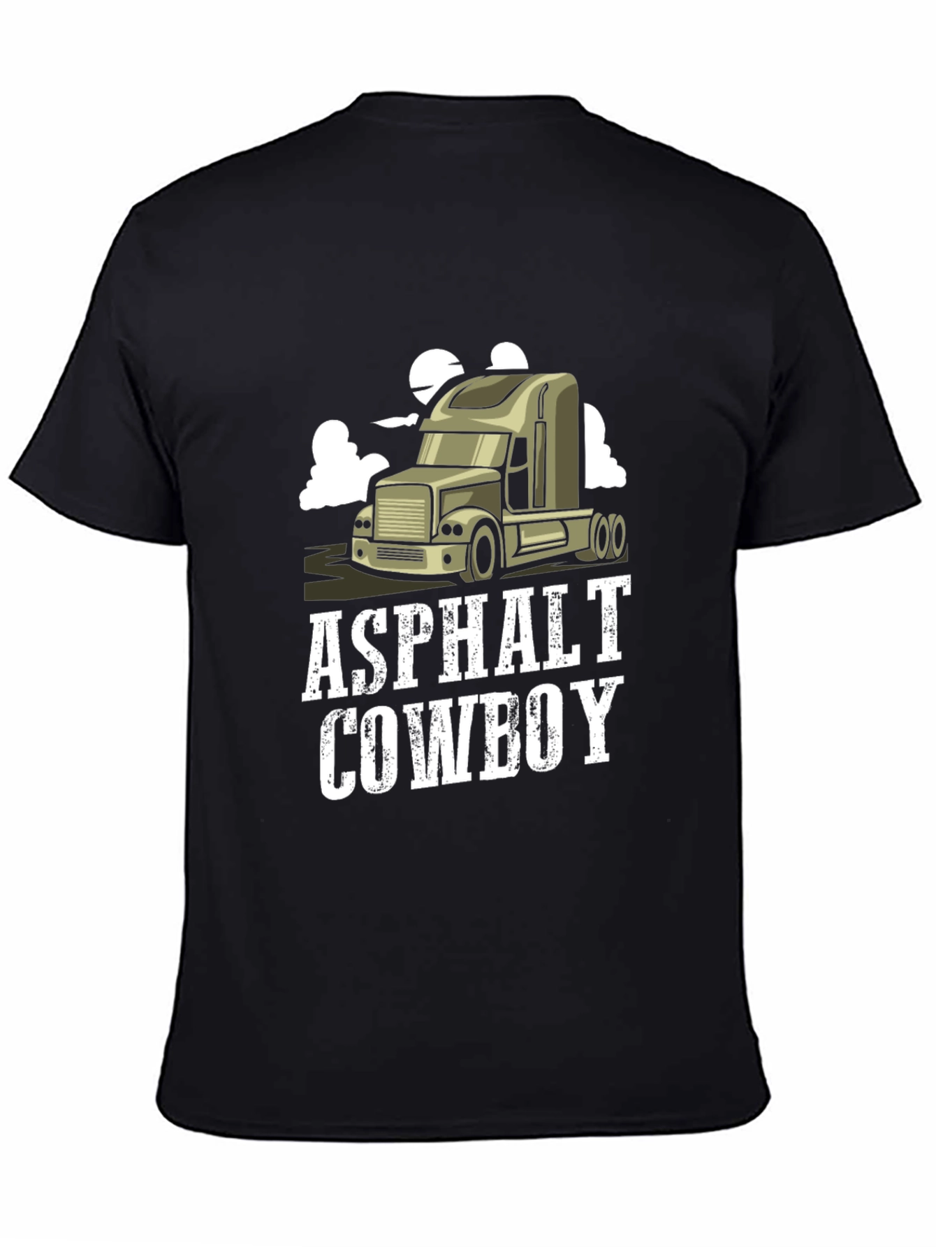 Asphalt Cowboy Graphic Tee - Trucker Style