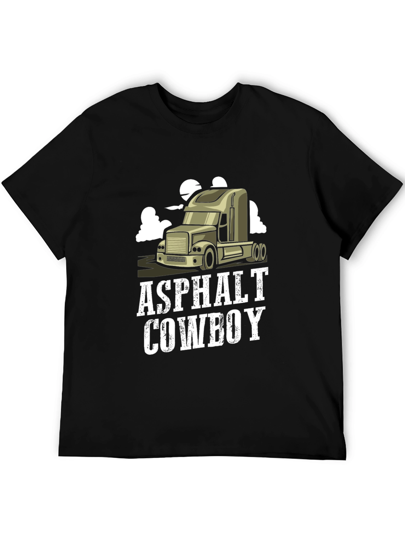 Asphalt Cowboy Graphic Tee - Trucker Style