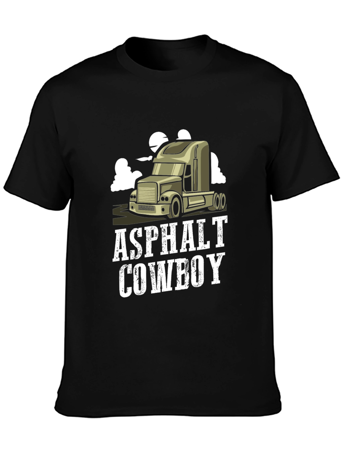 Asphalt Cowboy Graphic Tee - Trucker Style