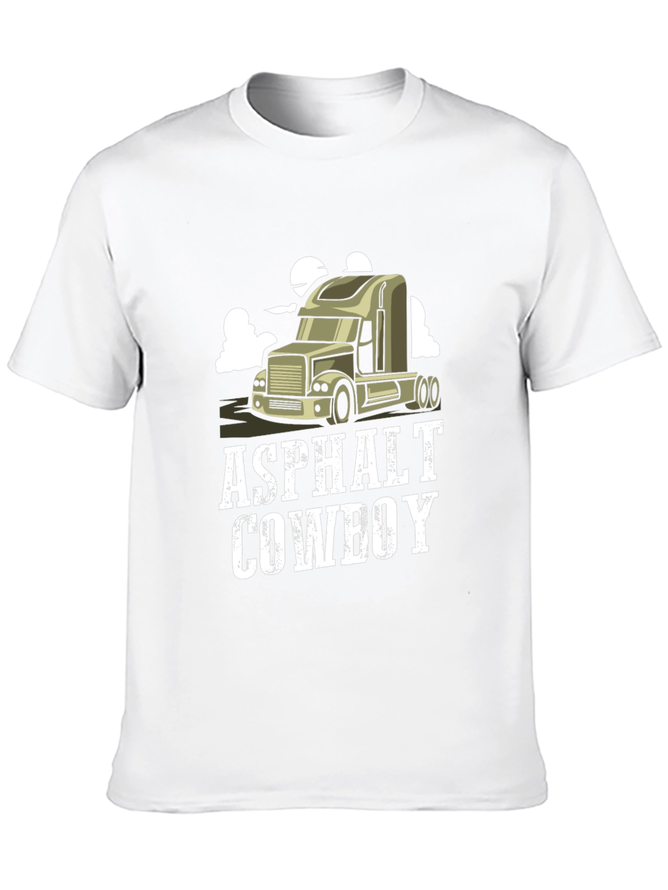 Asphalt Cowboy Graphic Tee - Trucker Style