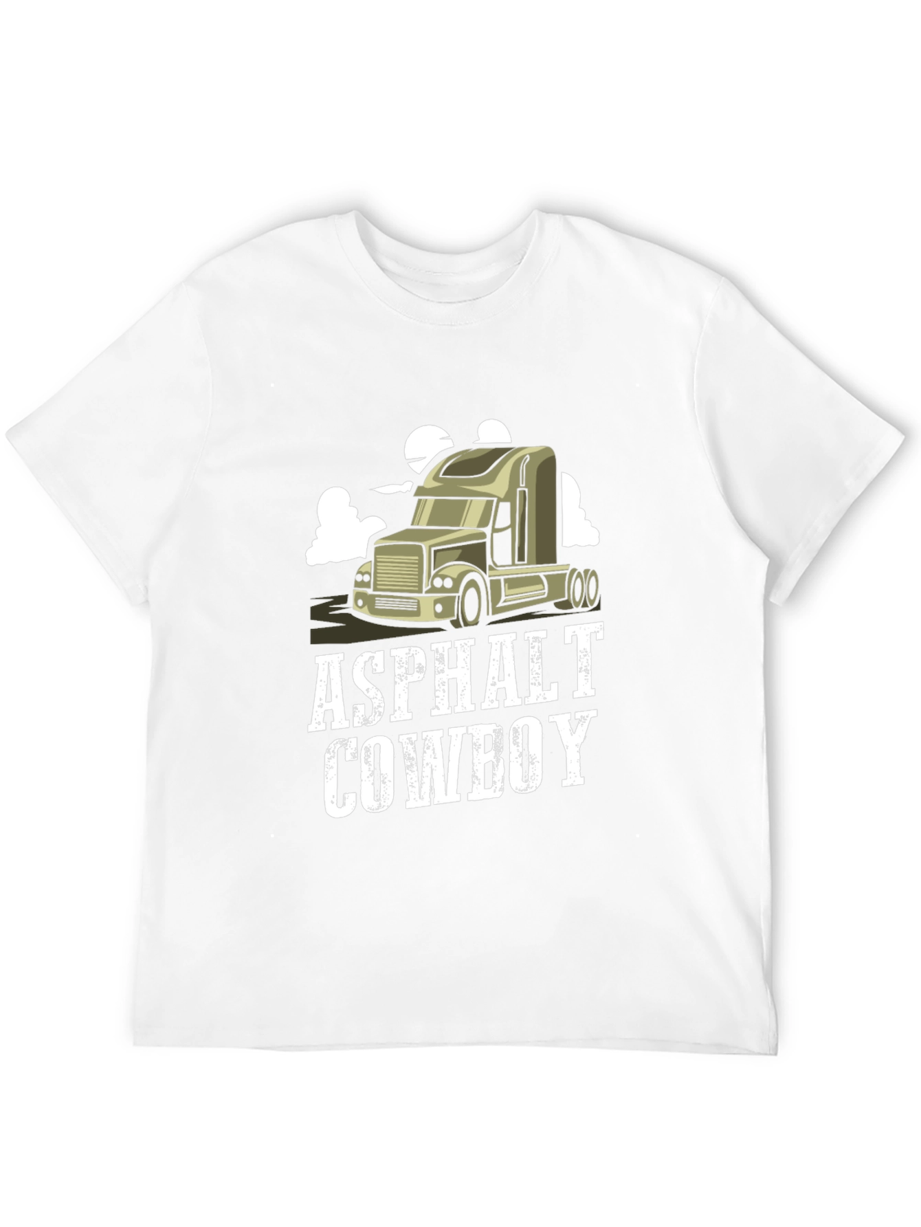 Asphalt Cowboy Graphic Tee - Trucker Style