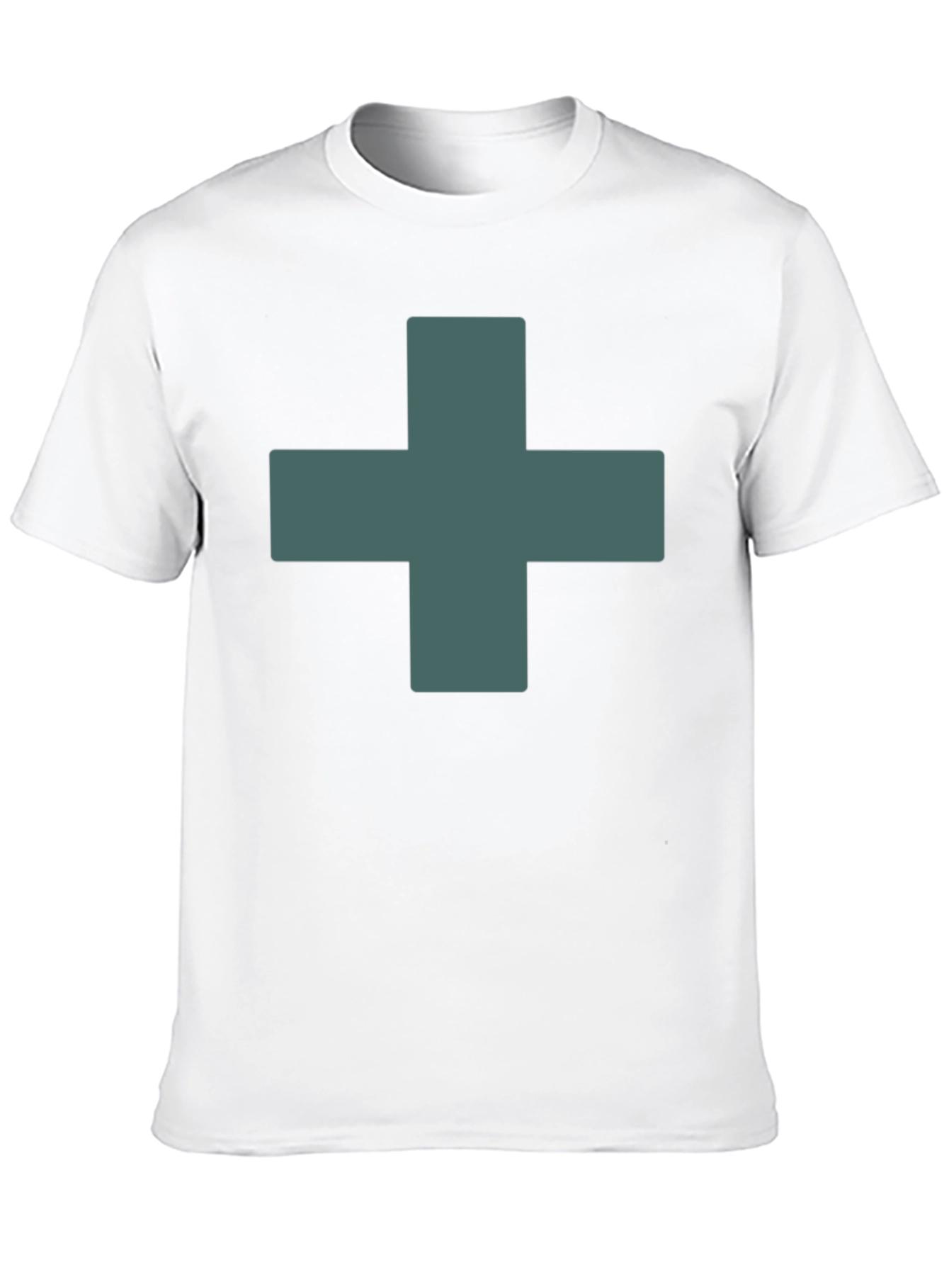 Plus Sign Black T-Shirt